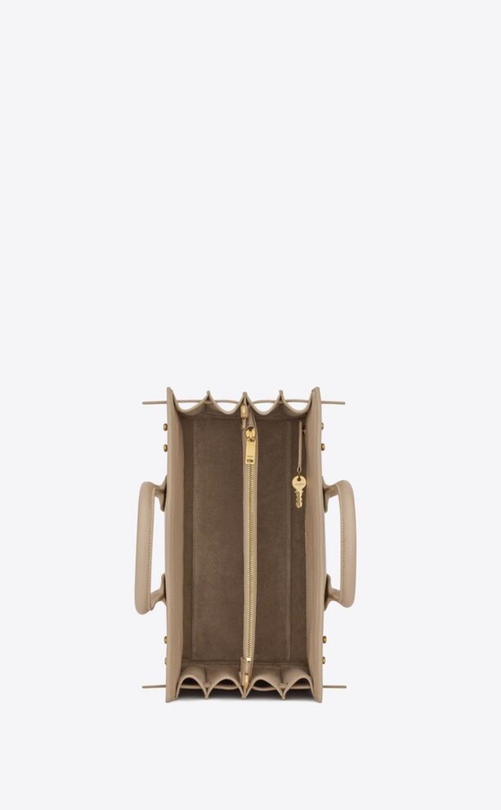 Saint Laurent Paris o1b1hav110824 Size: OS / Supple Sac De Jour Bag in Beige Size ONE SIZE - 4 Thumbnail