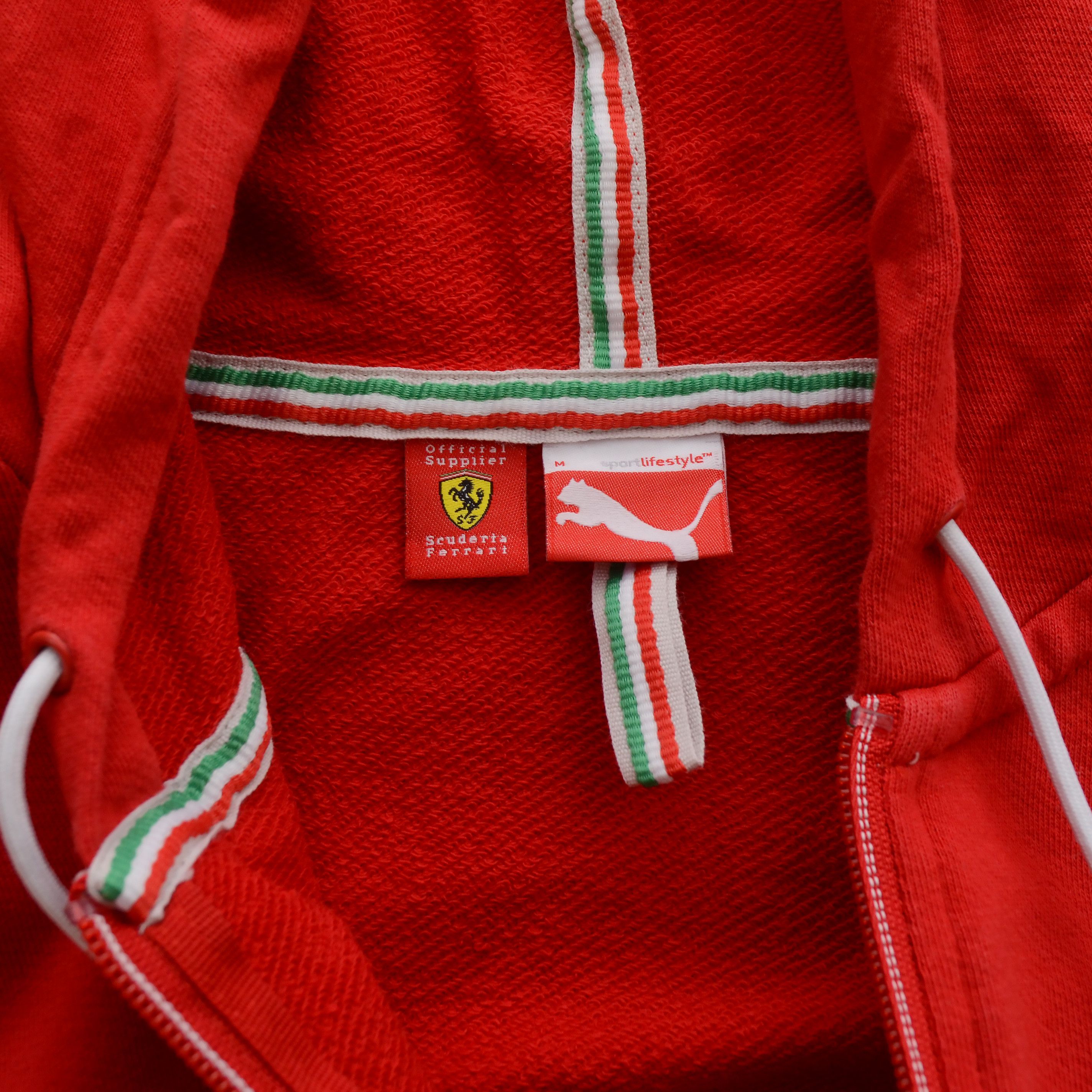 Ferrari × Puma Ferrari Scuderia PUMA F1 Full Zip Race Hoodie Sweat Jacket Size US M / EU 48-50 / 2 - 12 Thumbnail