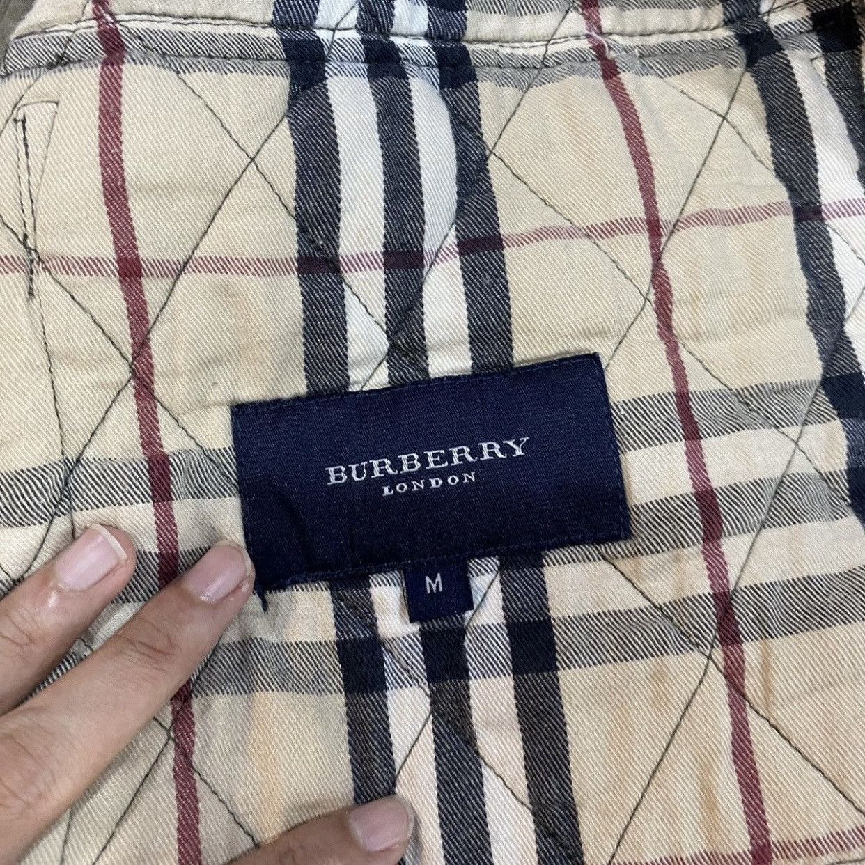 Burberry Burberry London Quilted Nova Check Field Jacket Size US M / EU 48-50 / 2 - 12 Thumbnail