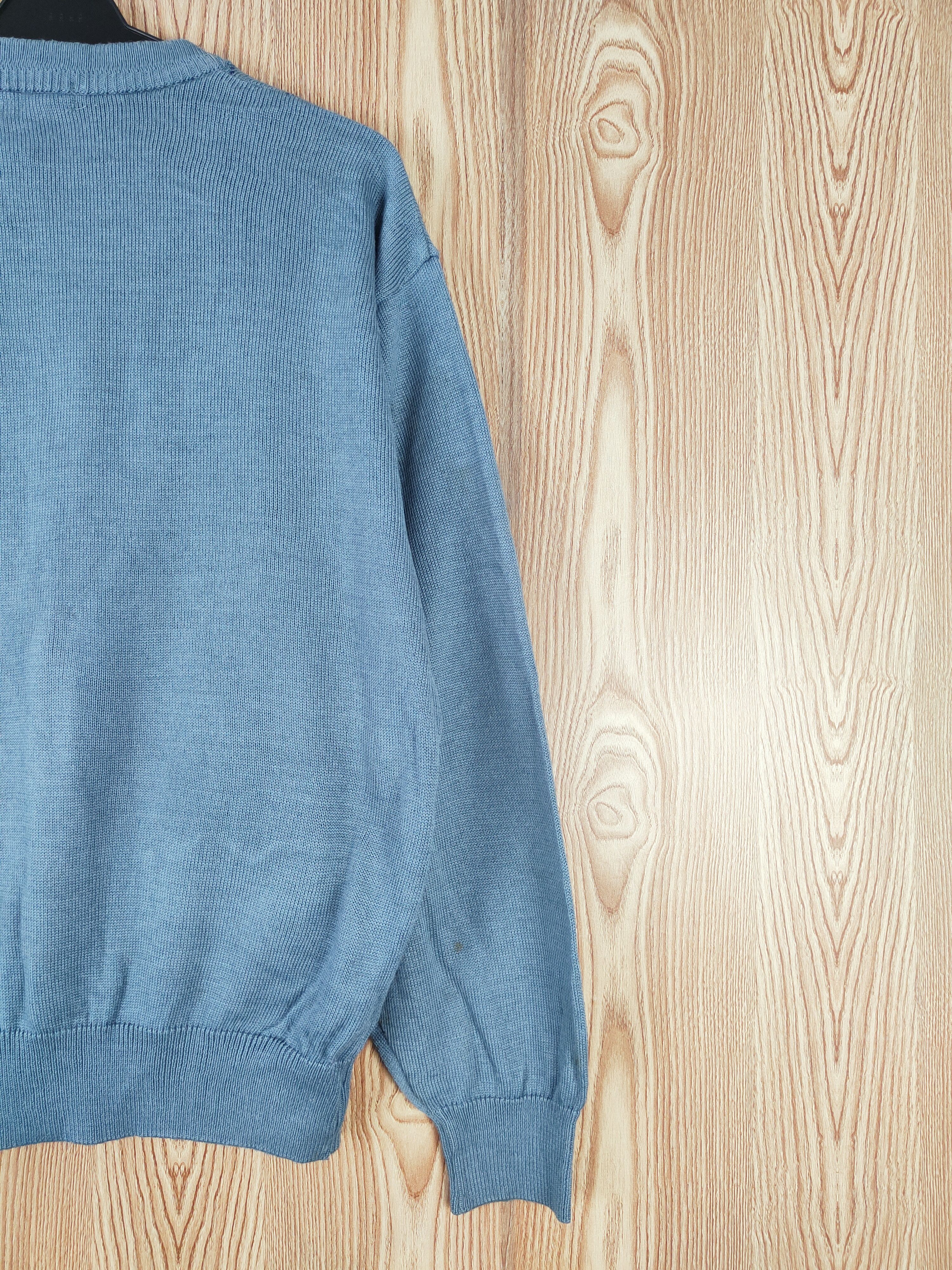 Homespun Knitwear × Japanese Brand Adonica Blue Knitwear Cardigan #W300 Size US L / EU 52-54 / 3 - 14 Thumbnail