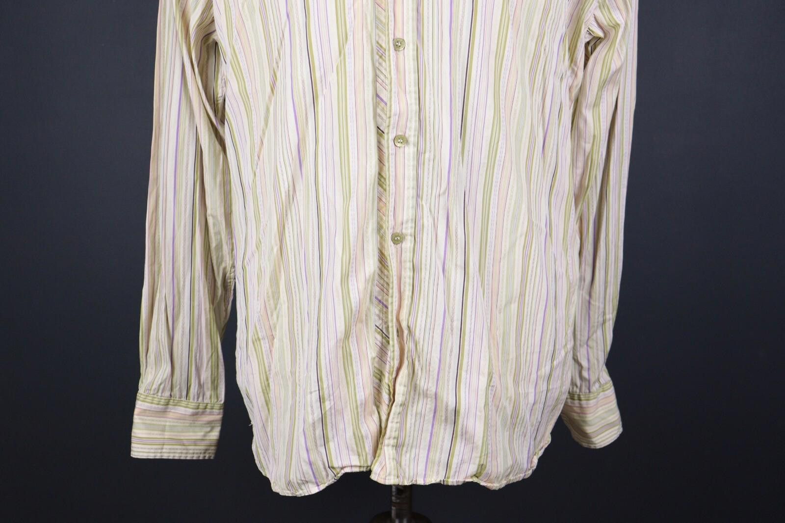 Ted Baker Ted Baker London Stiped Luxury Button Down Shirt Size 6 Size US M / EU 48-50 / 2 - 3 Thumbnail