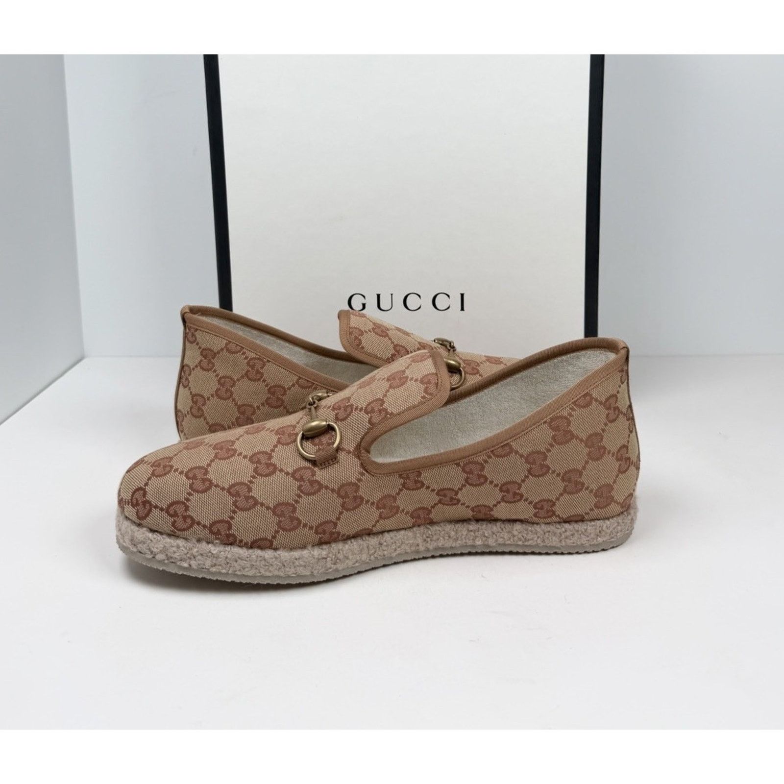 Gucci Size 8.5US - Gucci Horsebit Espadrille GG Loafers NEW Size US 8.5 / EU 41-42 - 6 Thumbnail