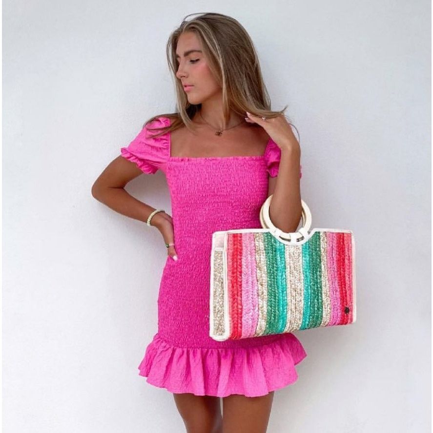 Zara ZARA Mini Dress with Flounced Hem NWT LAST ONE!!! Size L / US 10 / IT 46 - 5 Thumbnail