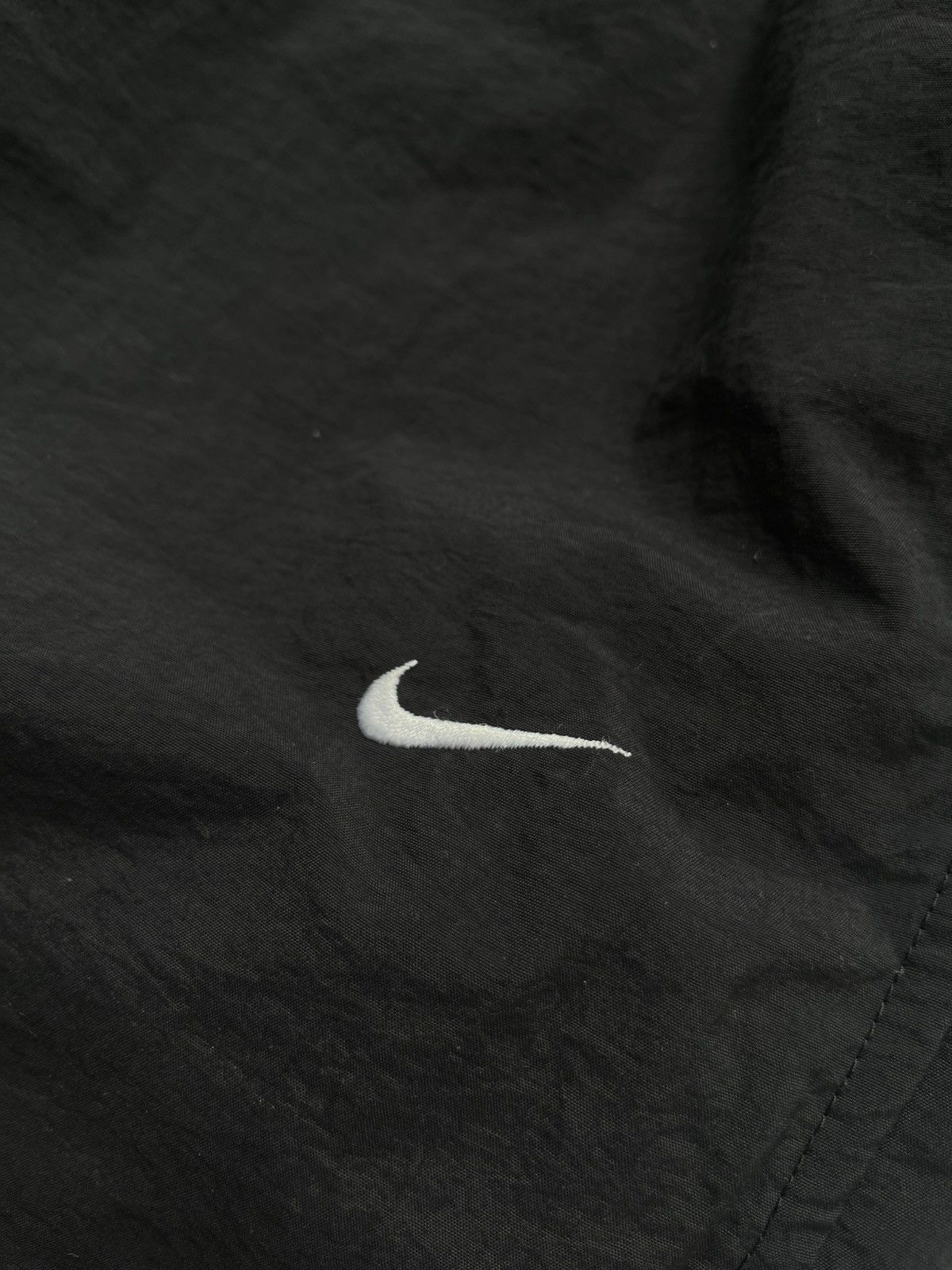 Nike × Vintage 00s Vintage Nike Y2K Black Nylon Small Logo Pants Size L Size US 34 / EU 50 - 5 Thumbnail