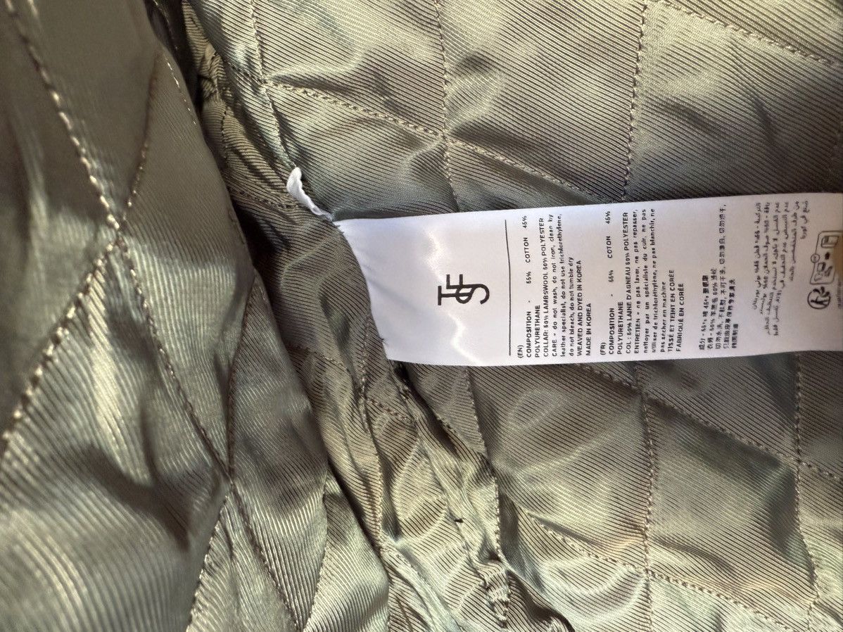 Frankie Shop Flight leather bomber jacket ysl style Size ONE SIZE - 6 Thumbnail