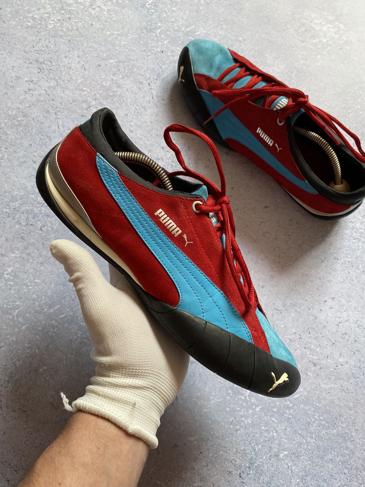Puma Vintage Puma Racing Shoes UK 10.5 US 11.5 EUR 45 Size US 11.5 / EU 44-45 - 7 Thumbnail