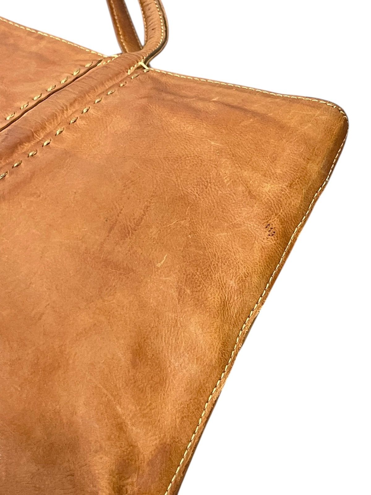 Comme des Garcons × Stussy Full Leather Genten Tote Bag prada julius cdg amiri 1🟩1 Size ONE SIZE - 11 Thumbnail