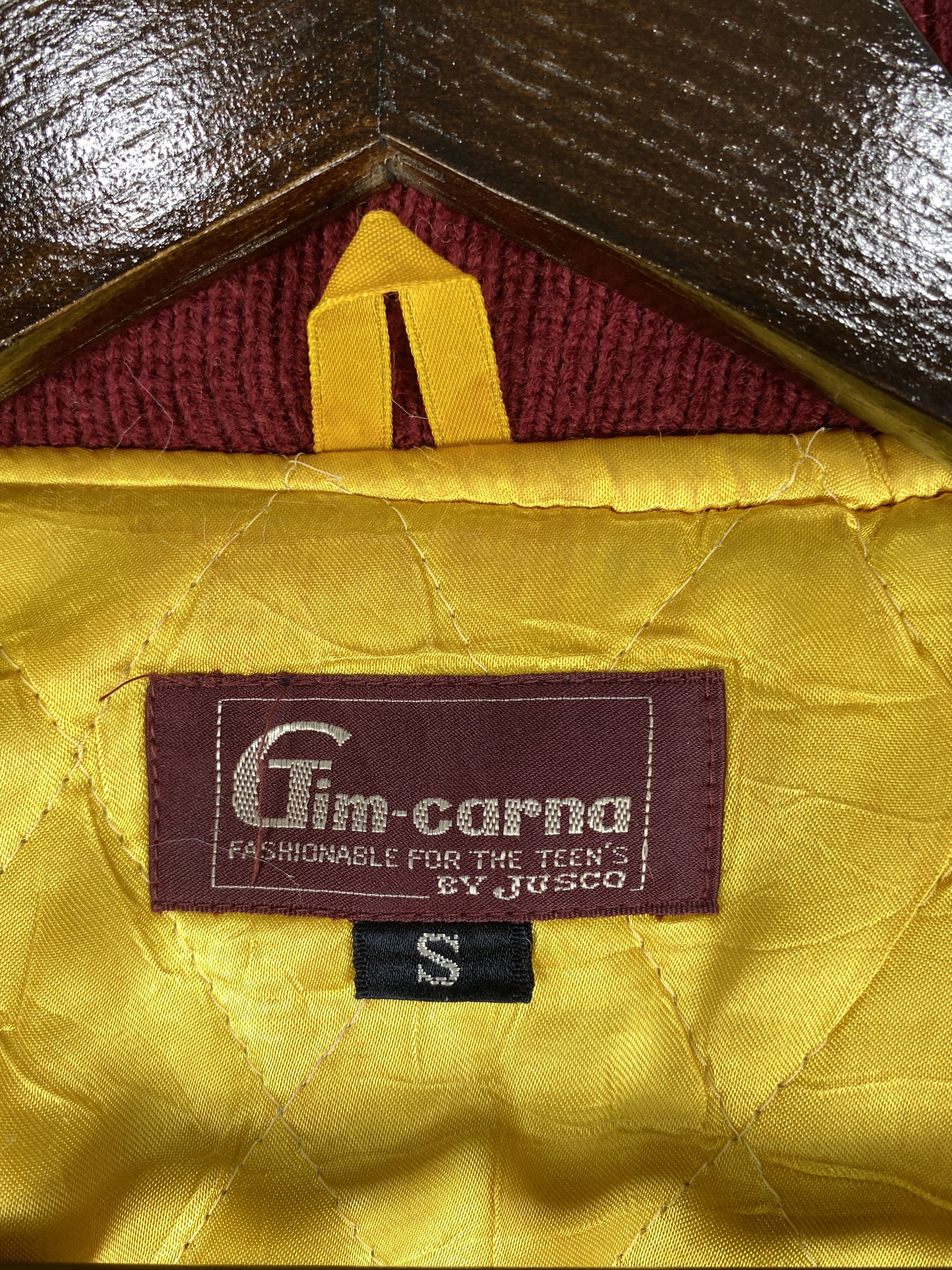 Japanese Brand Vintage Gim-Carna Quilted Lining Varsity Jacket J1811 Size US S / EU 44-46 / 1 - 7 Thumbnail