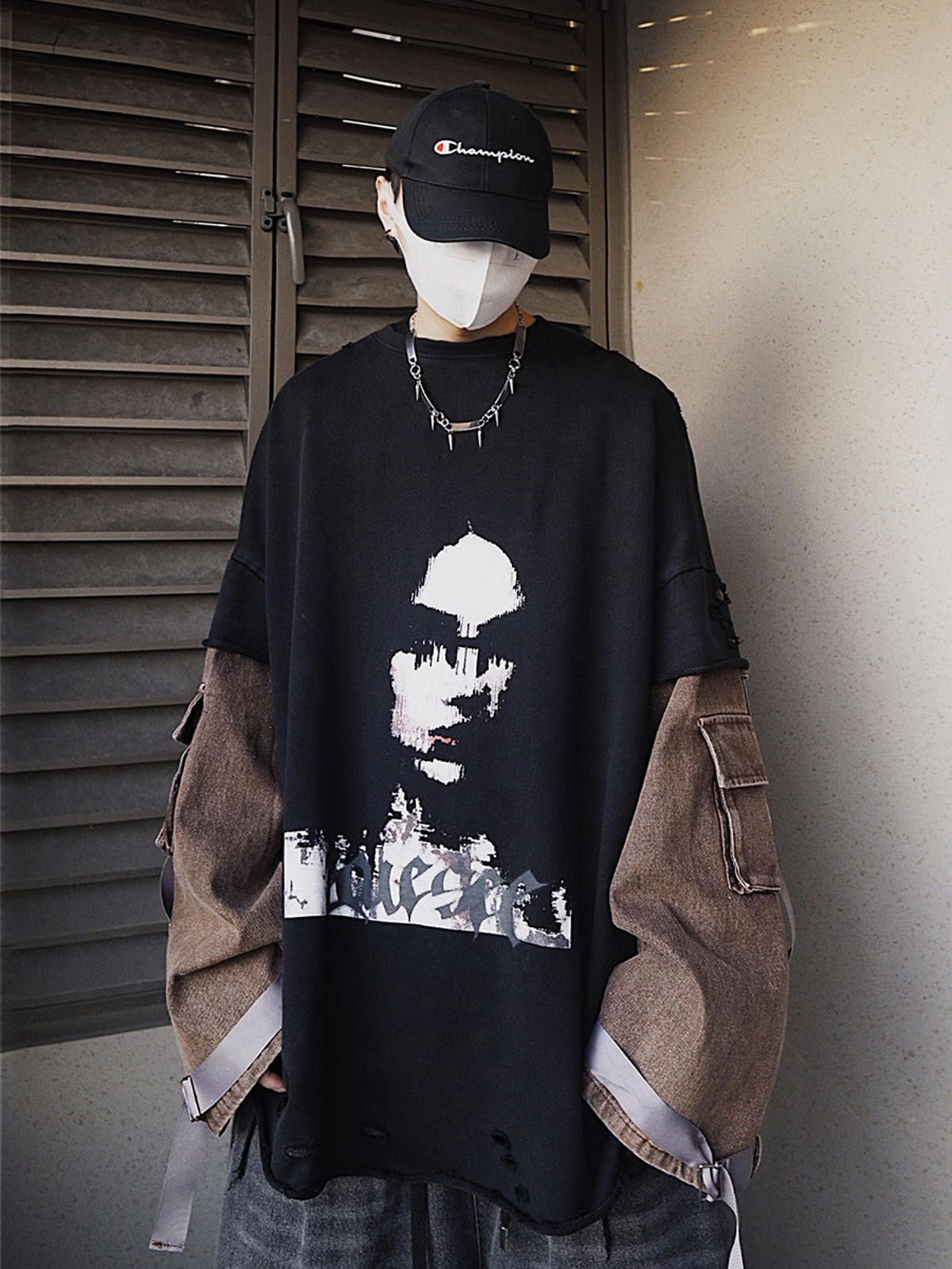 Other FACE Graphic Oversized Double Sided Sweatshirt Size US M / EU 48-50 / 2 - 3 Thumbnail