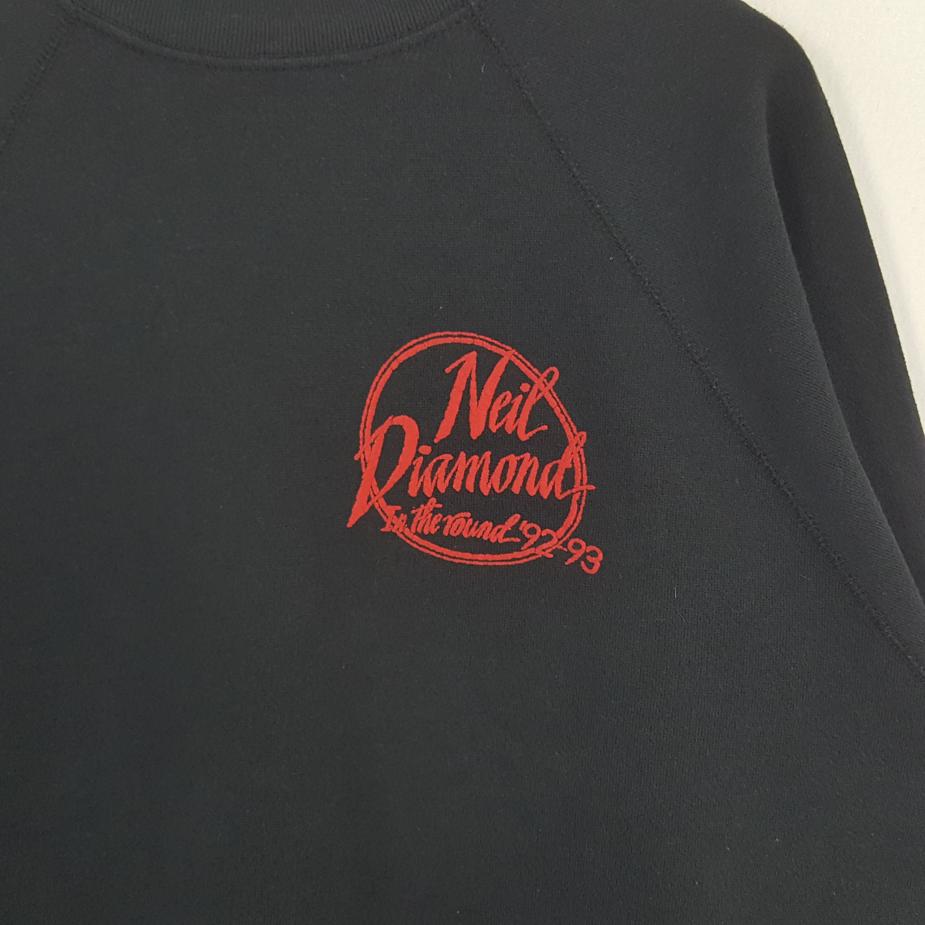Band Tees × Vintage Vintage Neil Diamond American Singer Songwriter Sweatshirt Size US L / EU 52-54 / 3 - 4 Thumbnail