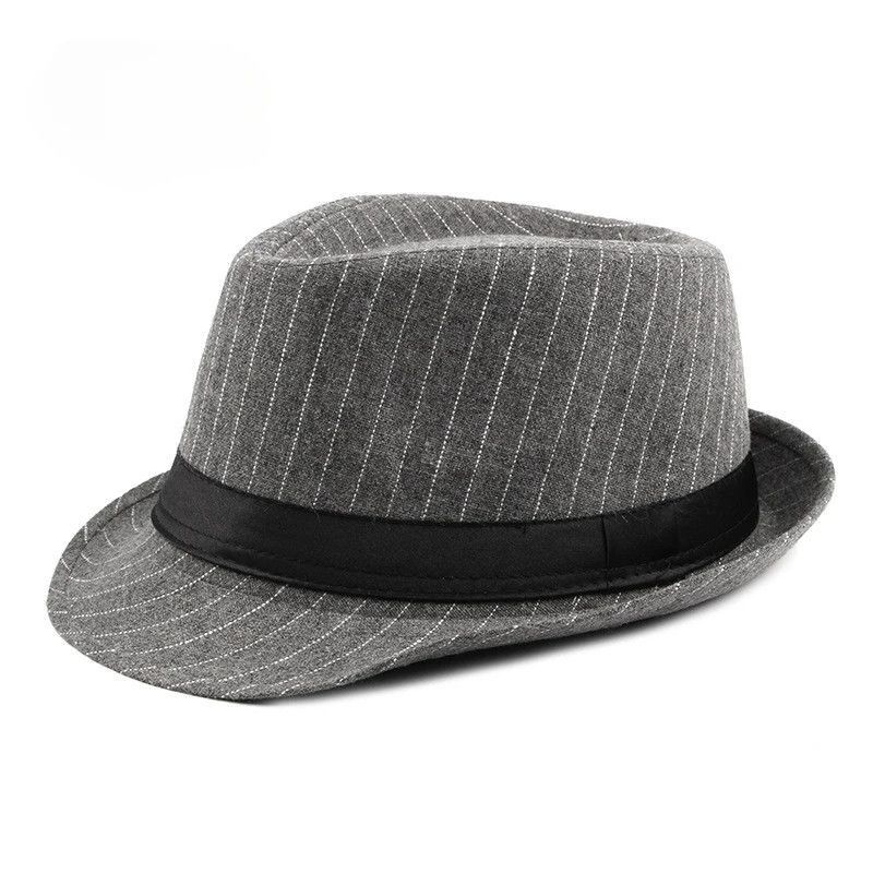 Japanese Brand × Vintage Stripe fedora hat Size ONE SIZE - 1 Thumbnail