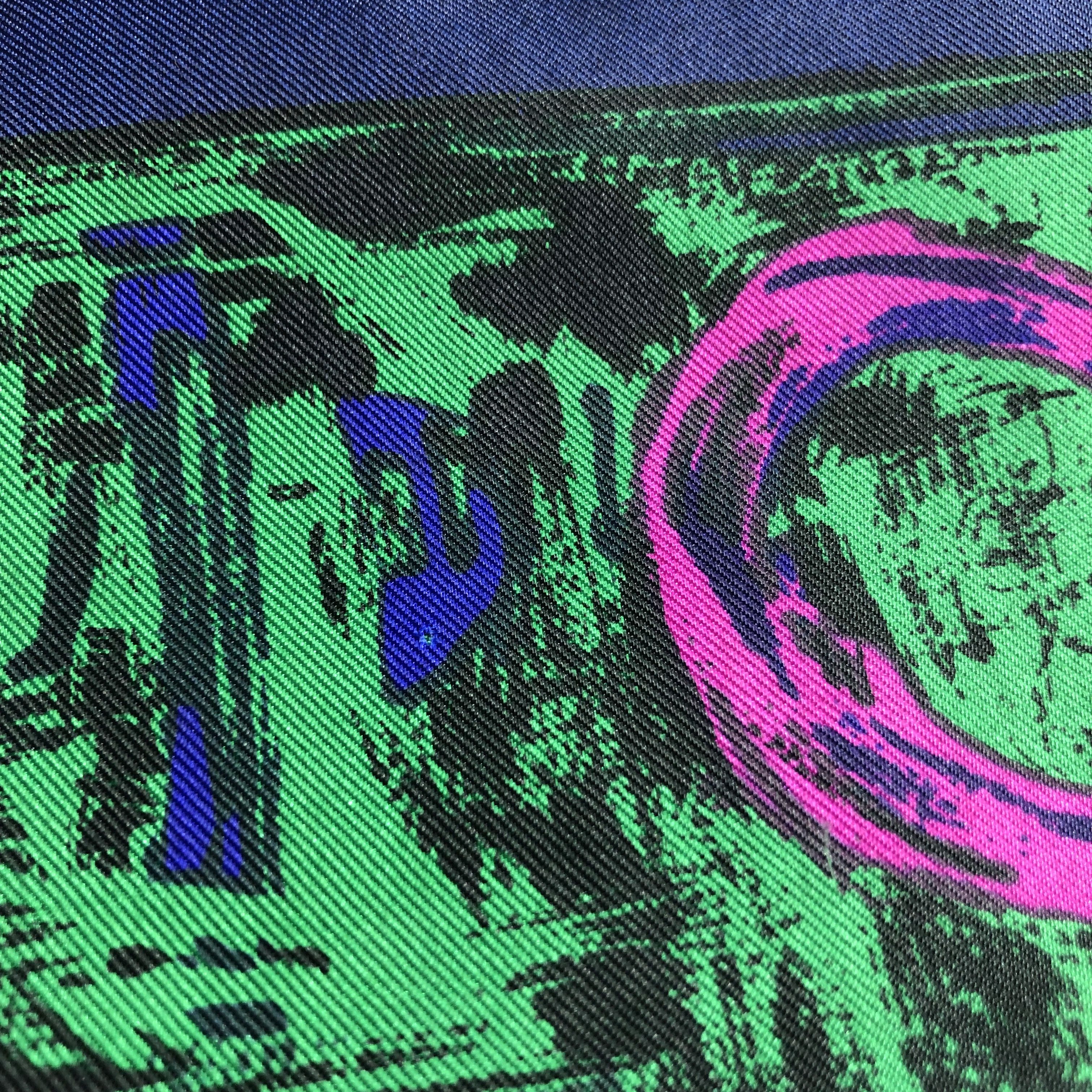 Vintage Sung Kgung Sa Abstract Scarf M918 Size ONE SIZE - 6 Thumbnail