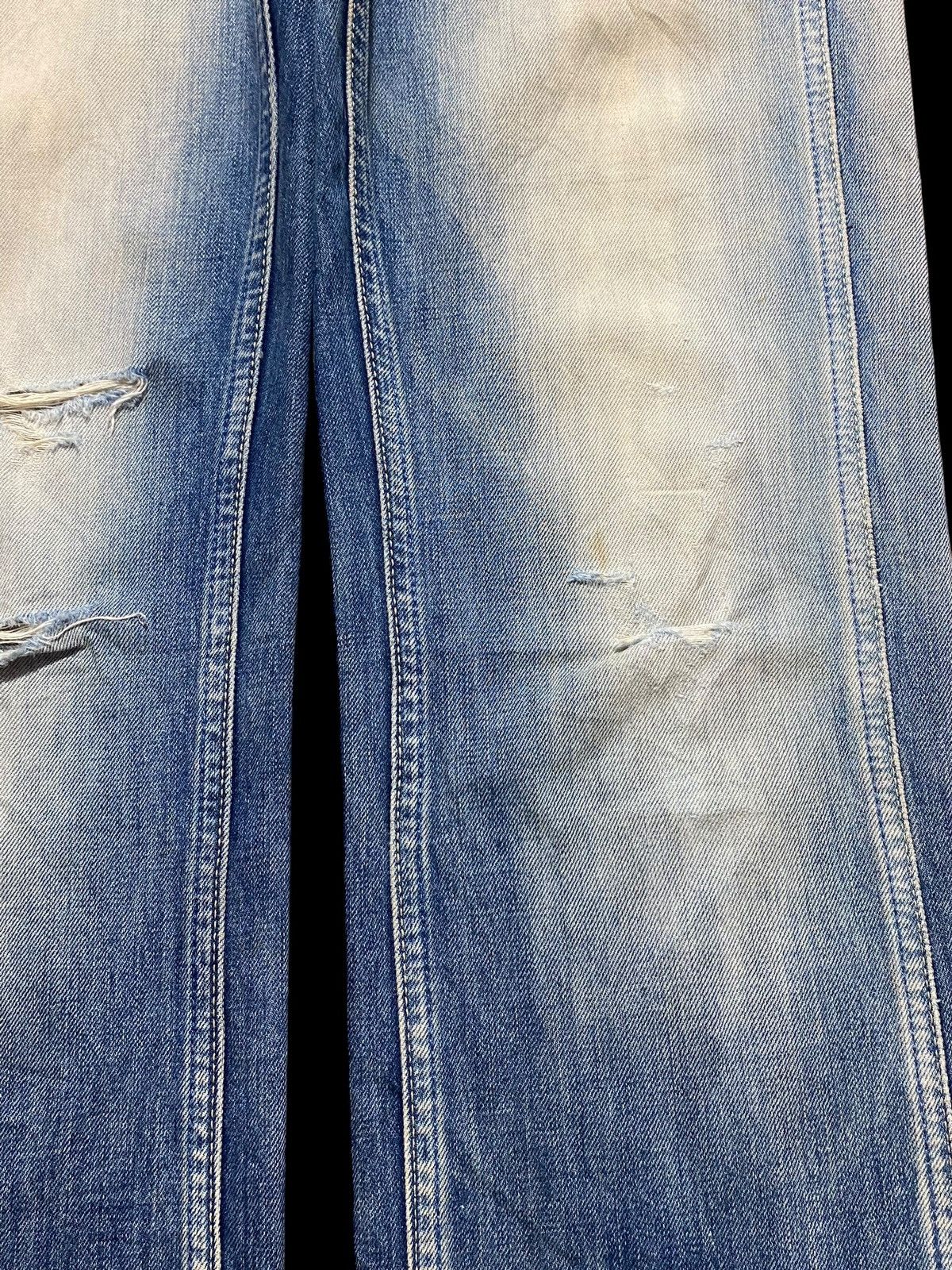 Hysteric Glamour Vintage Pepe Fade Wash Little Bootcut Style Distressed Jeans Size US 29 - 8 Thumbnail