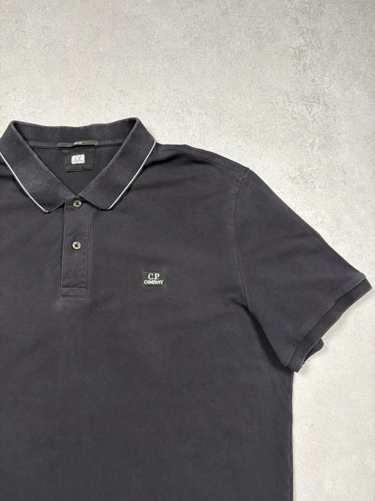 C.P. Company C.P. Company Logo Polo Shirt Black Slim Fit XXXL Casual SS20 Size US XXL / EU 58 / 5 - 2 Thumbnail