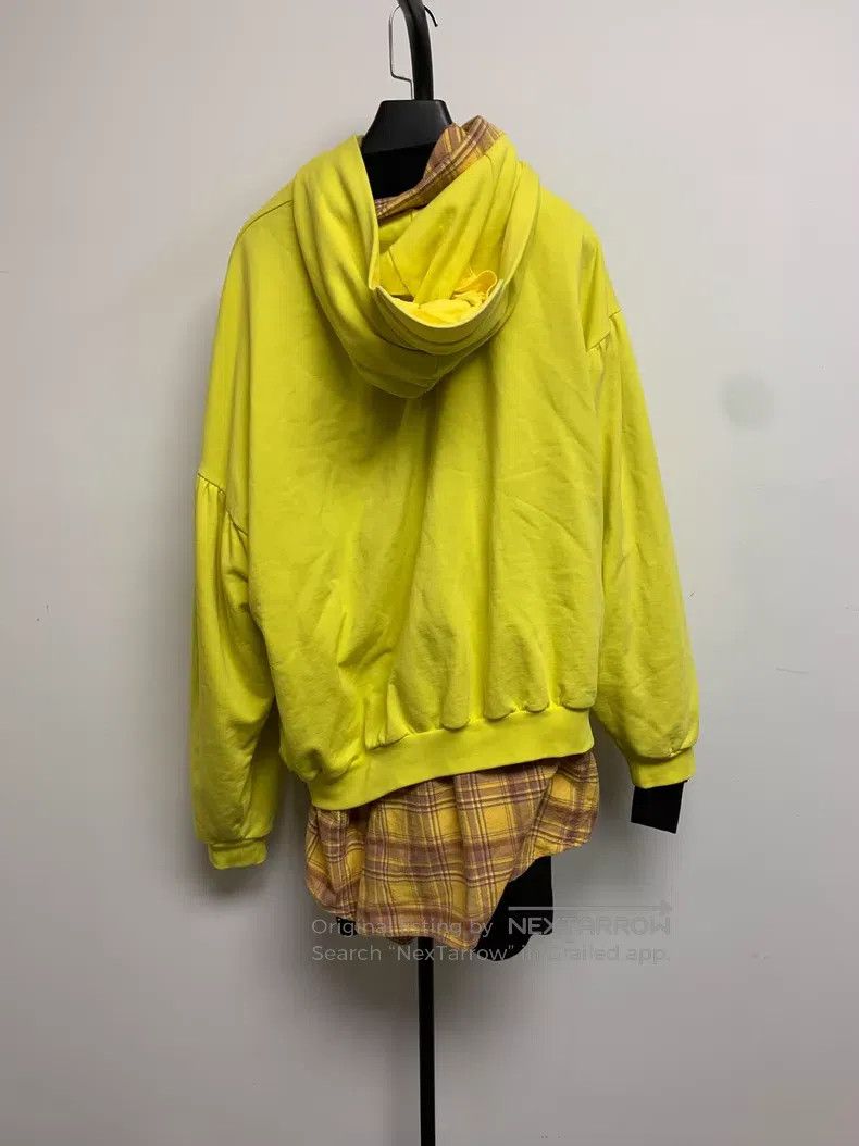Balenciaga Balenciaga Patchwork Logo Print Hooded Sweatshirt Size US L / EU 52-54 / 3 - 2 Thumbnail