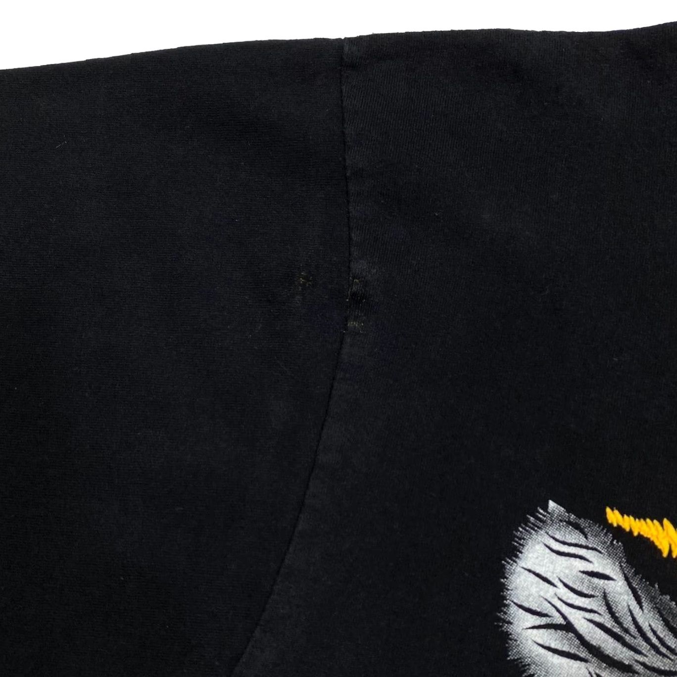 Vintage VINTAGE My Dream Tiger Graphic T-Shirt Large Black Mens Short Sleeve Cotton Thailand 00s Souvenir Front Back Deer? Size US L / EU 52-54 / 3 - 4 Thumbnail