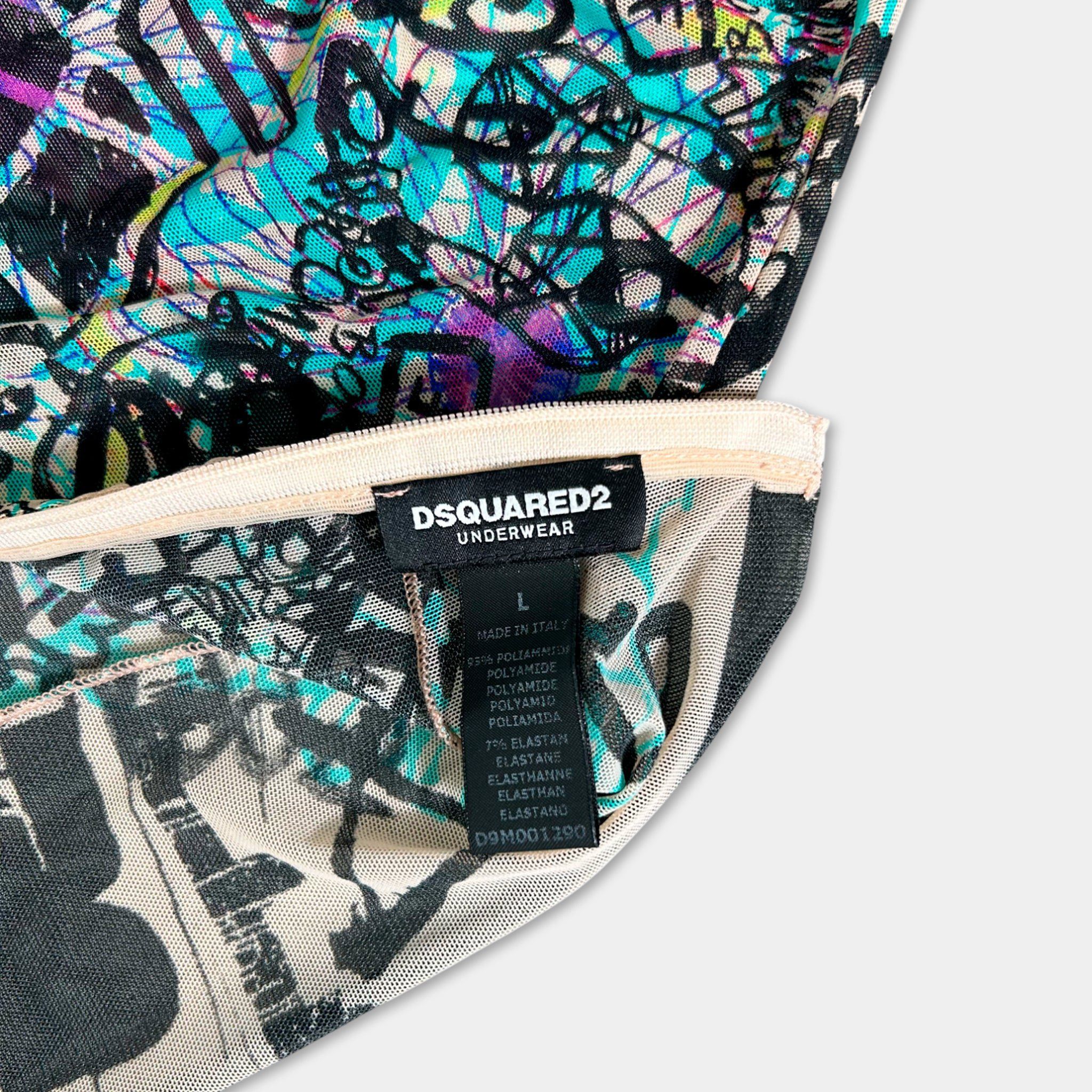 Dsquared2 Dsquared2 2000's Hentai Secondskin Graphic Longsleeve Multic Size US S / EU 44-46 / 1 - 8 Thumbnail