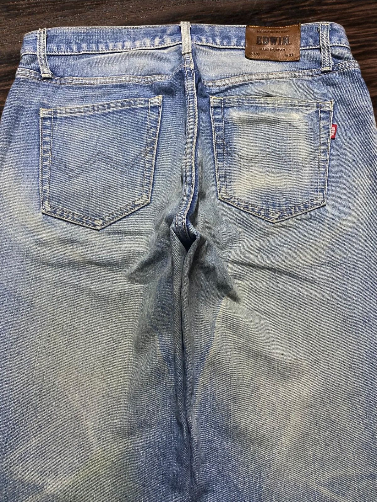 Edwin Vintage Edwin E 403 Grunge Distressed Jeans Size US 34 / EU 50 - 4 Thumbnail