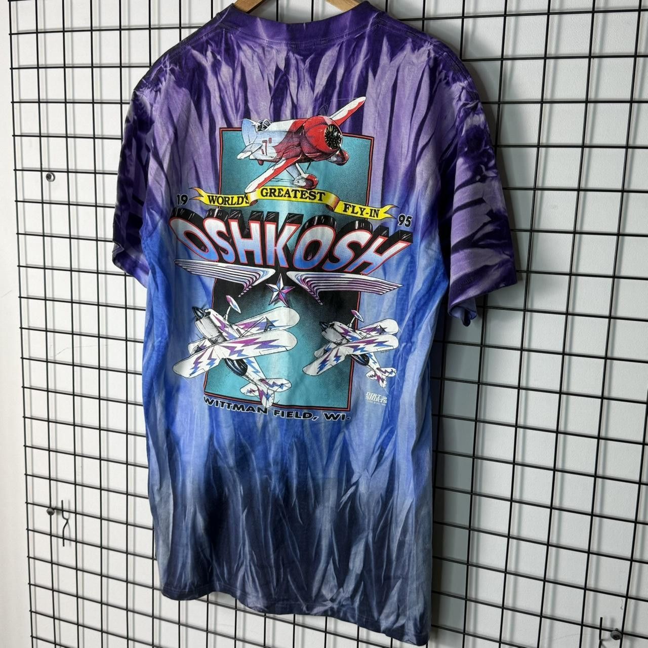 Vintage Vintage 1993 Aviation T shirt Single Stitch Size US L / EU 52-54 / 3 - 2 Thumbnail