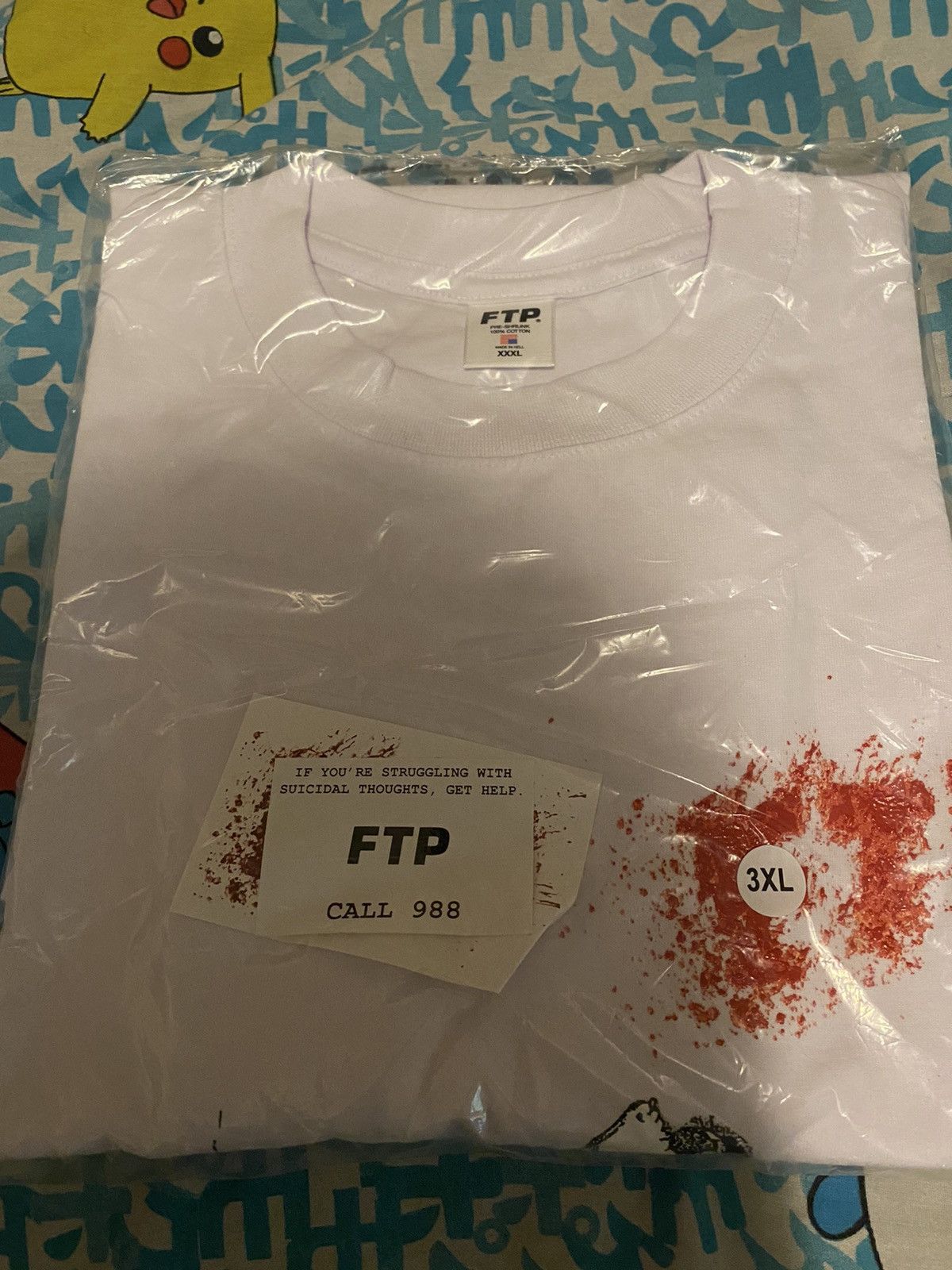 Fuck The Population FTP KYS Tee White Size 3XL XXXL Size US XXL / EU 58 / 5 - 3 Thumbnail