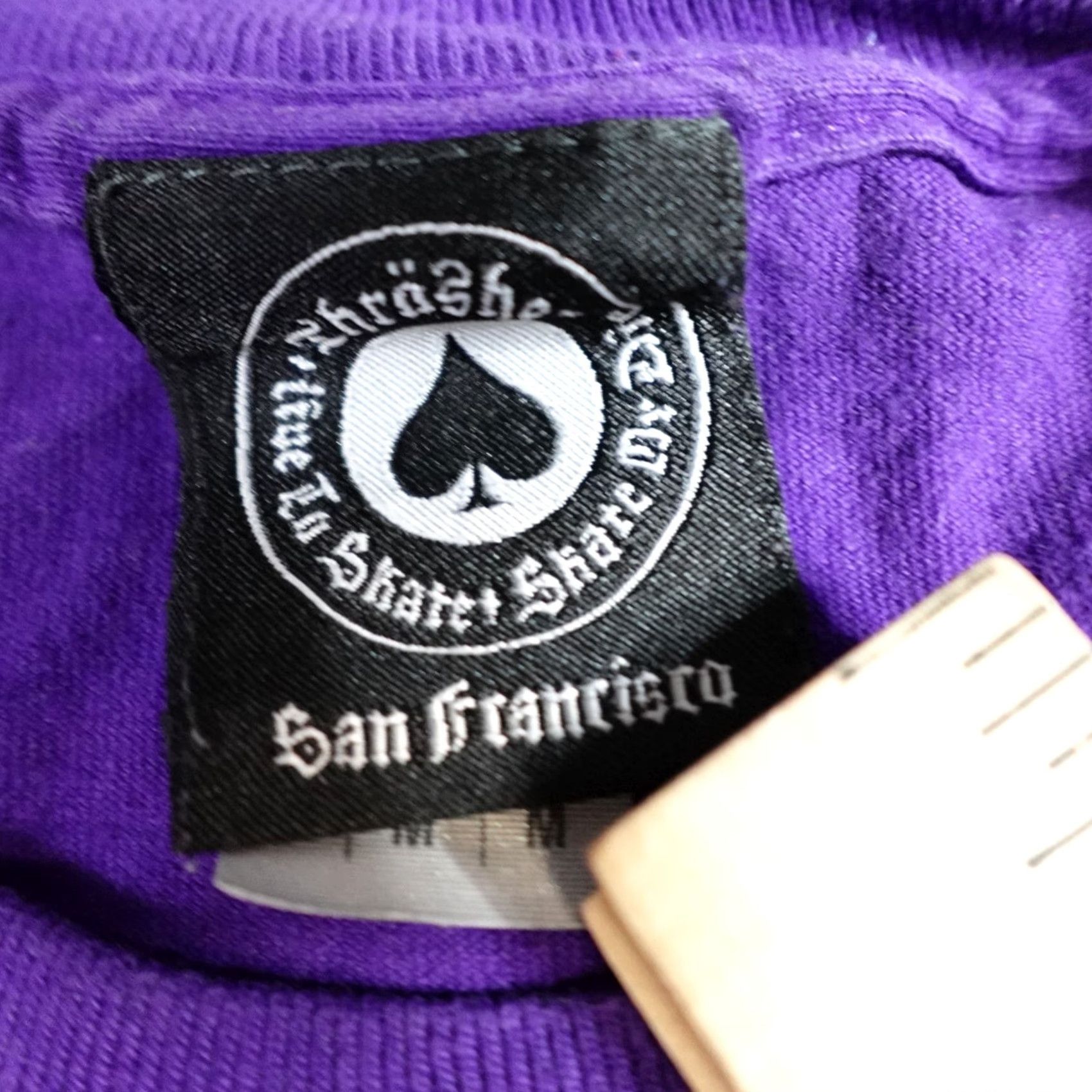 Thrasher VINTAGE Thrasher T-shirt Logo Purple Musical Instruments Mens Medium Shirt Short Sleeve Crew Neck Official Filmore Size US M / EU 48-50 / 2 - 2 Thumbnail