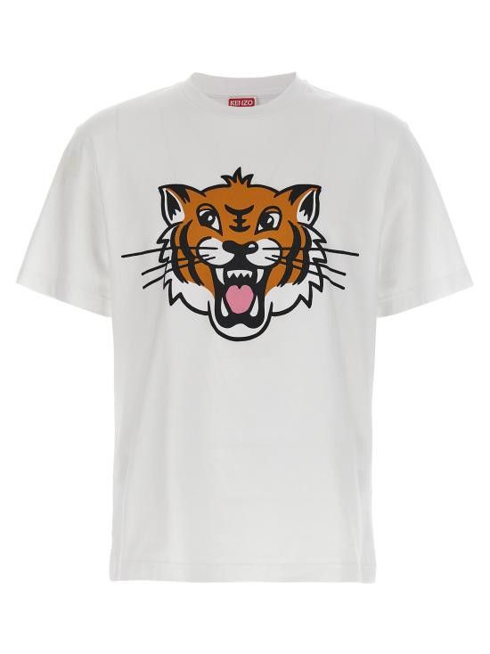 Kenzo KENZO Men T-Shirts FF55TS5334SG 02 White Size US L / EU 52-54 / 3 - 1 Thumbnail