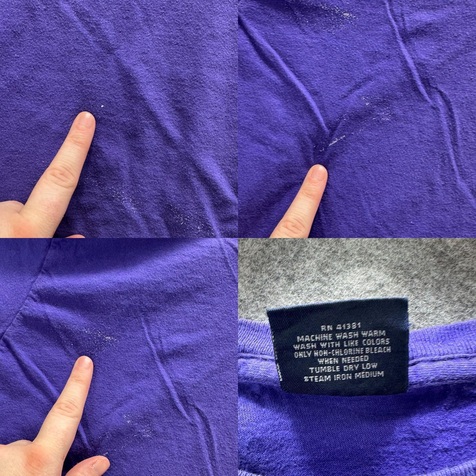 Polo Ralph Lauren Polo Ralph Lauren Shirt Mens L Purple Embroidered Pony Logo Crewneck Tee Jersey Short Sleeve Size US L / EU 52-54 / 3 - 8 Thumbnail