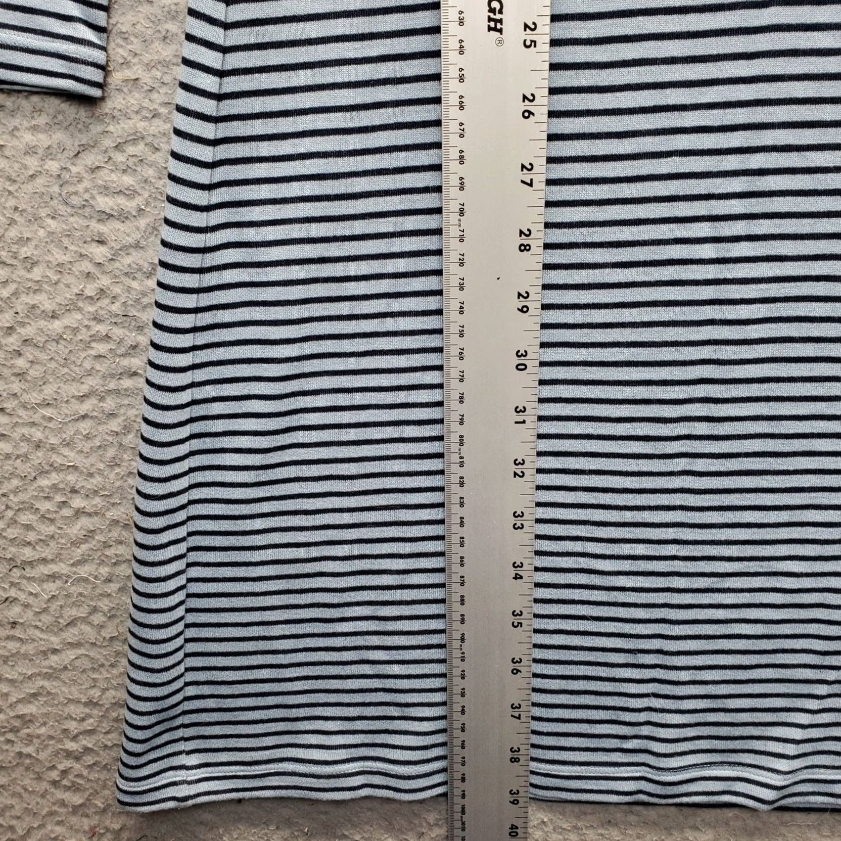 J. Jill J. Jill Womens Midi? Round Neck Jersey Tunic Dress Striped Long Sleeve Multicolor Size M - Pre-owned Size M / US 6-8 / IT 42-44 - 3 Thumbnail
