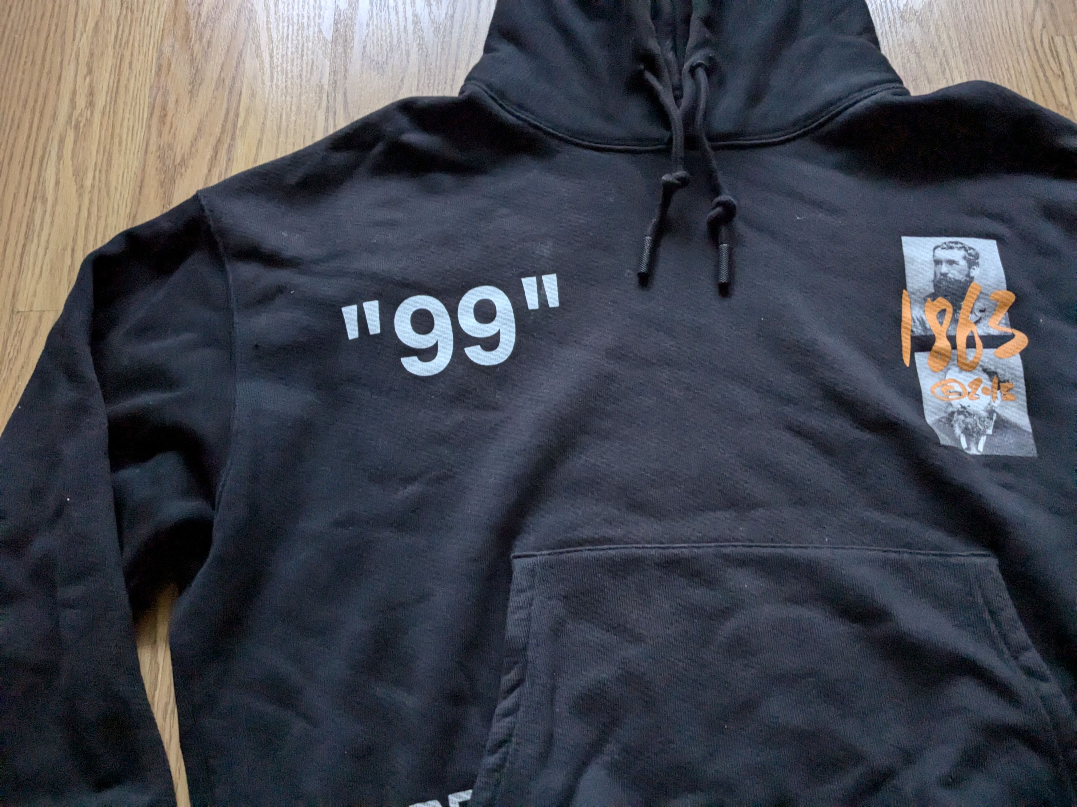 Off-White Off-White Impressionism Hoodie Sweatshirt Black Medium Size US M / EU 48-50 / 2 - 9 Thumbnail