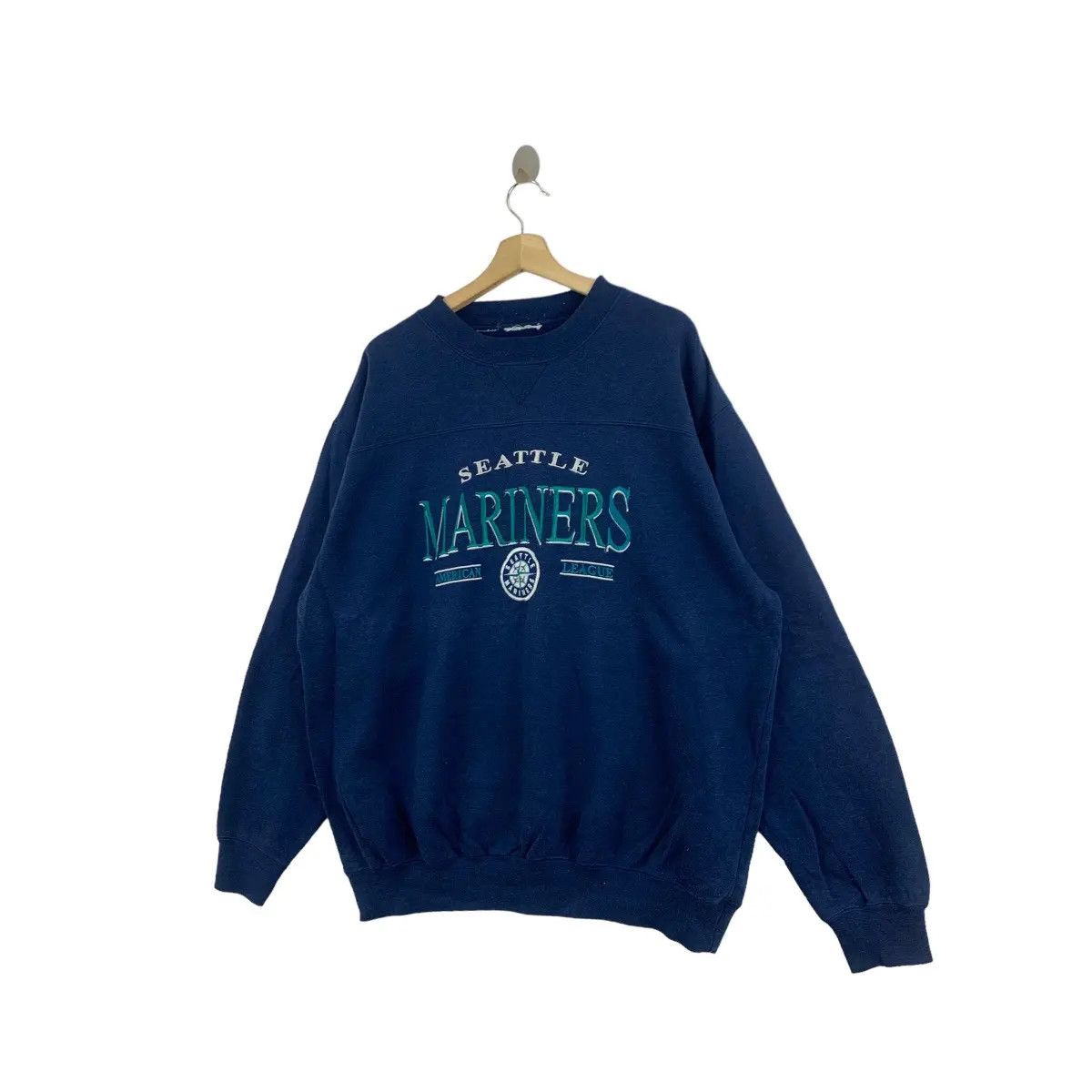 Vintage Vintage 90’ Starter SEATTLE MARINERS MLB Baseball Sweatshirt Size US XXL / EU 58 / 5 - 5 Thumbnail
