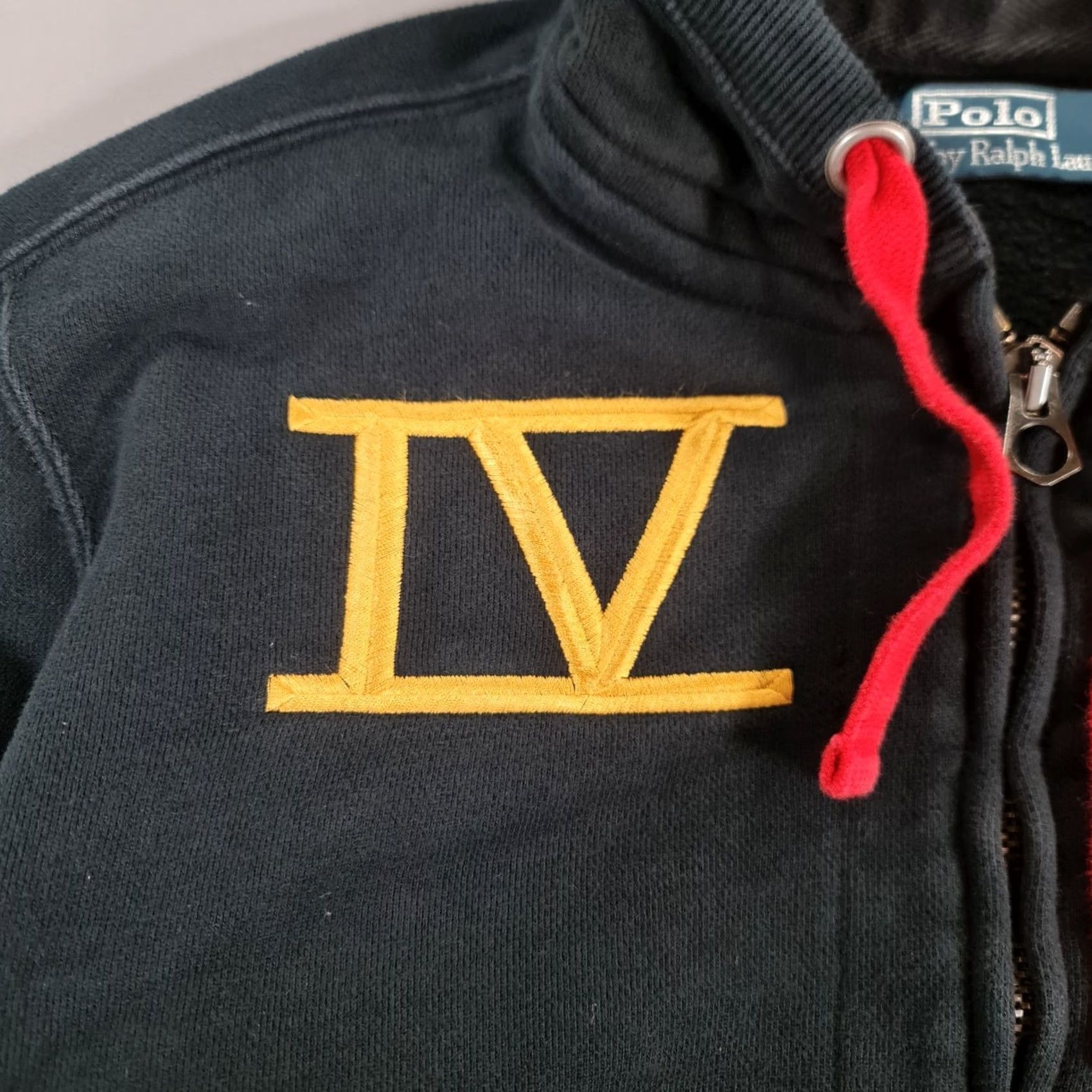Polo Ralph Lauren Polo Ralph Lauren Mens Hoodie Black Medium Full Zip Mercer Crest Logo Size US M / EU 48-50 / 2 - 6 Thumbnail