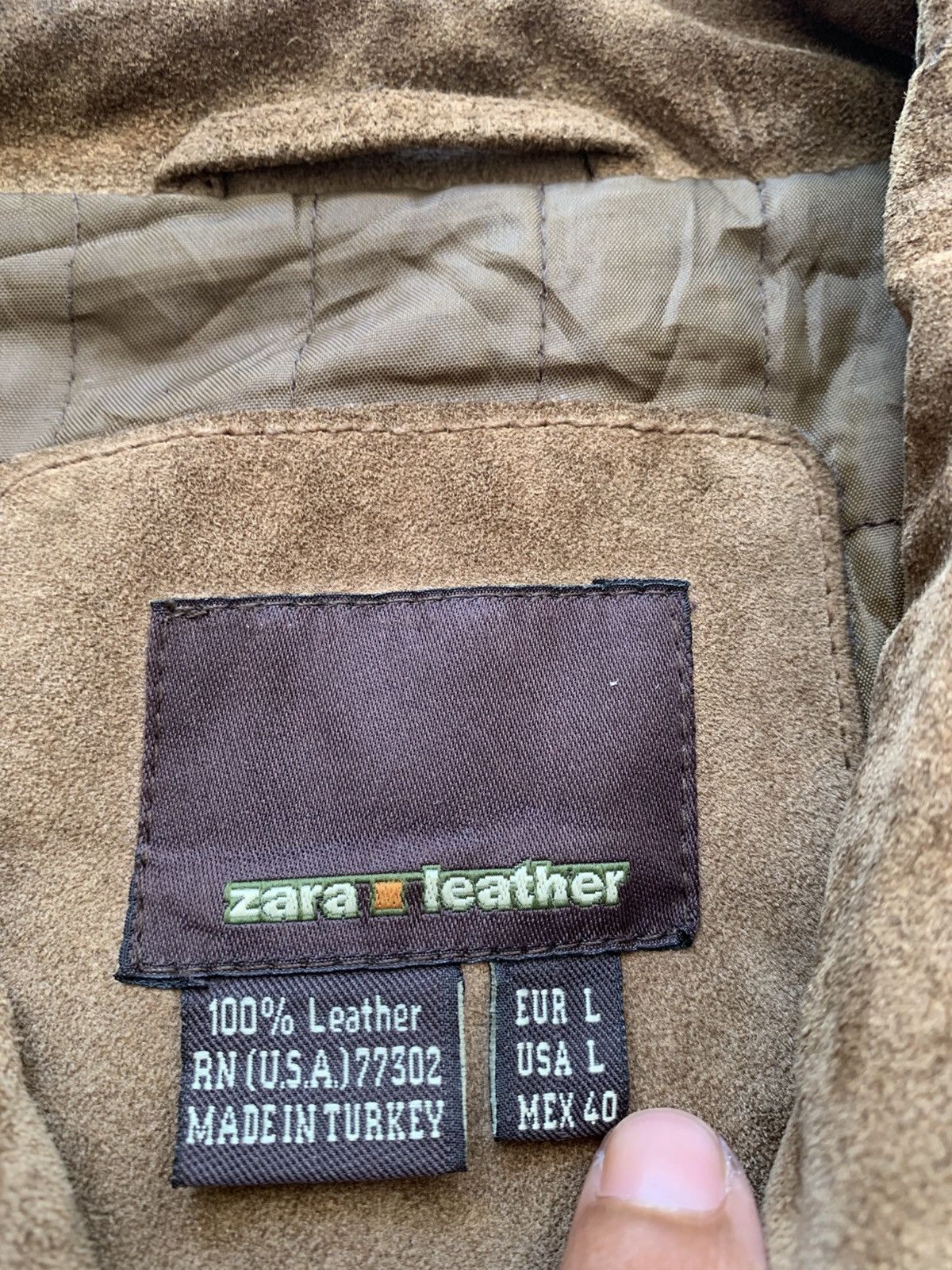 Zara 🔥ZARA SUEDE LEATHER JACKETS BROWN Size US L / EU 52-54 / 3 - 8 Thumbnail
