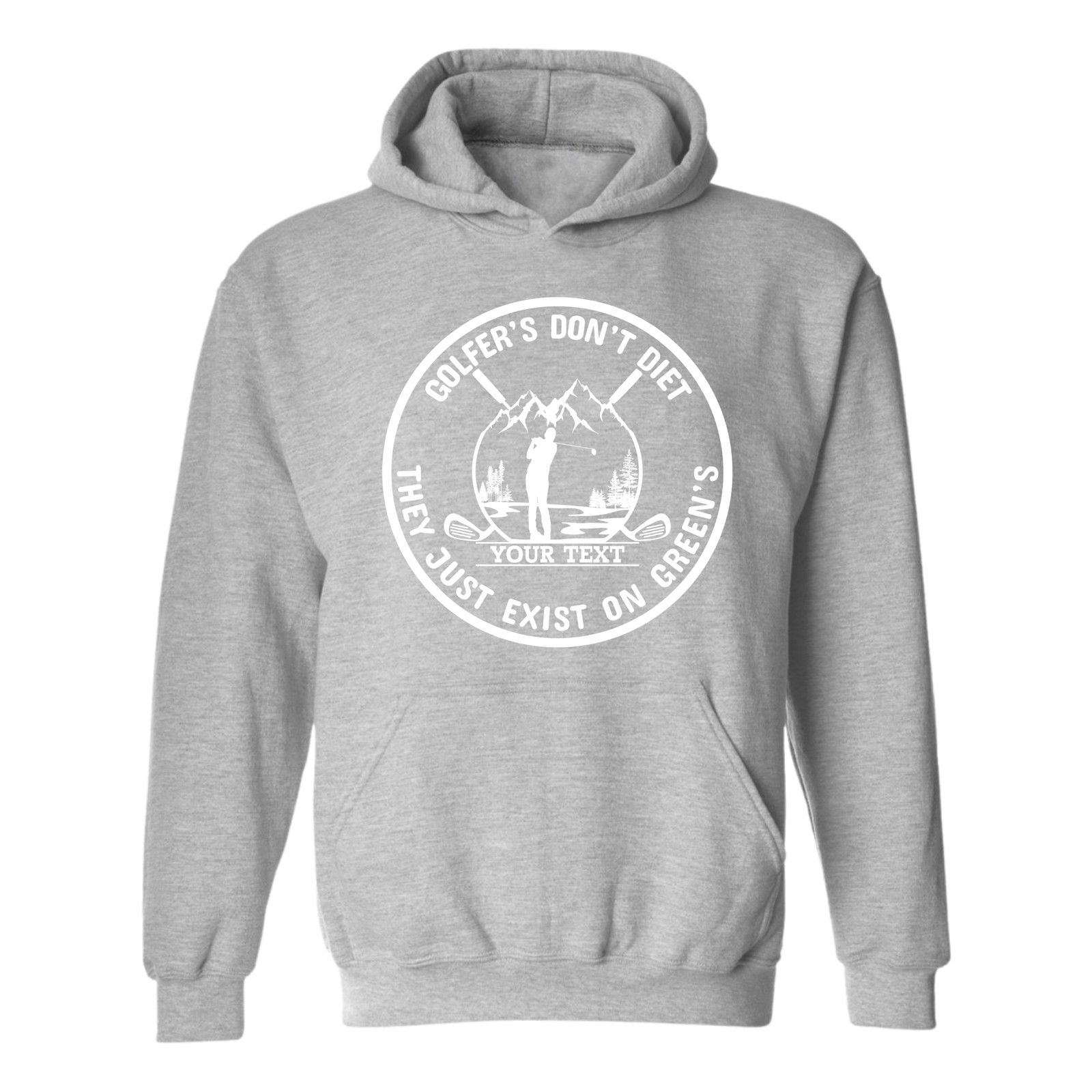 & Other Stories Golf Hoodie Golfers Dont Diet Custom Name Golfer Sweatshirt Size US L / EU 52-54 / 3 - 11 Thumbnail