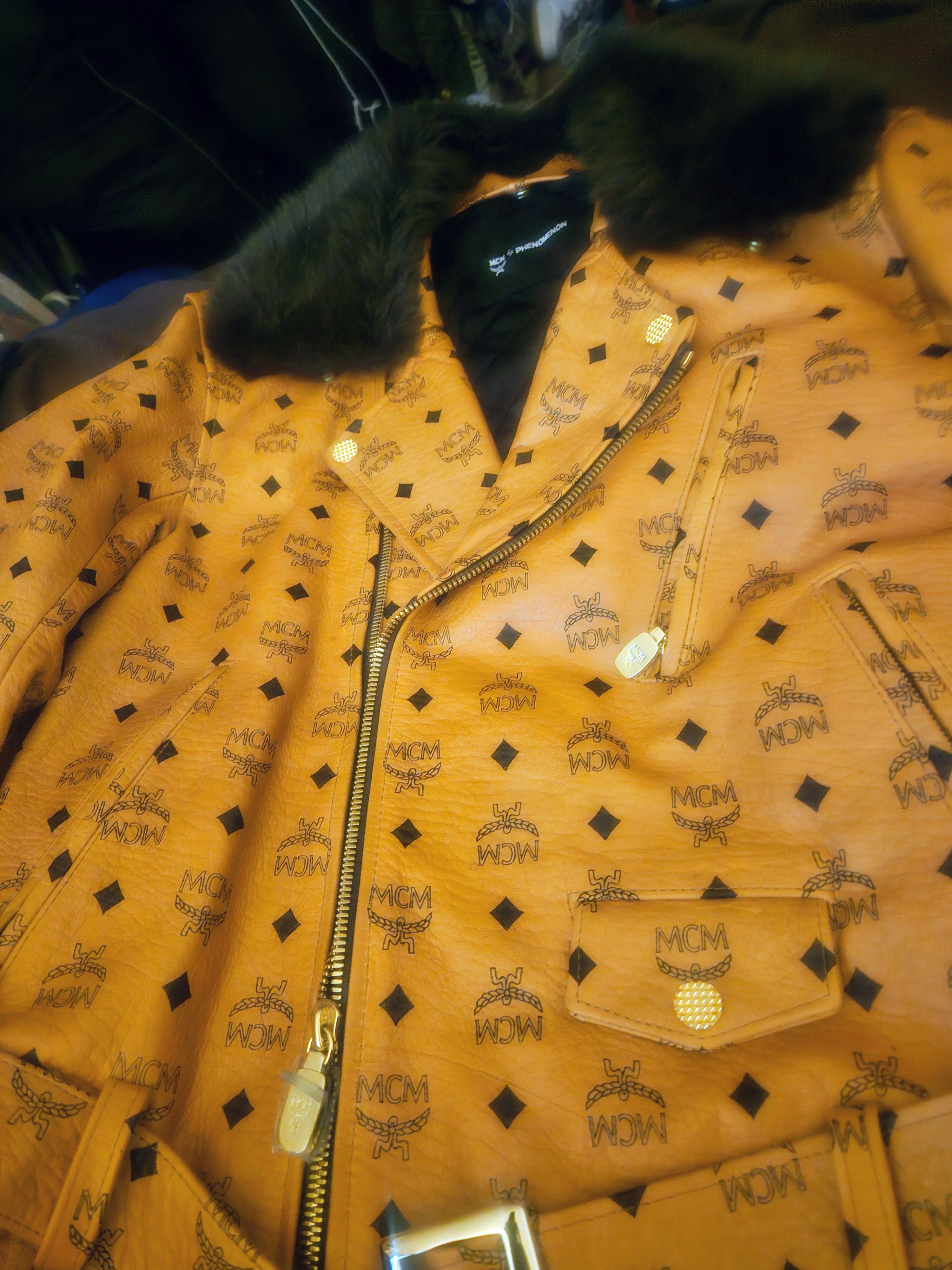 MCM Very Rare Authentic McM x PheNoMeNoN Leather Jacket Size US XXS / EU 40 - 10 Thumbnail