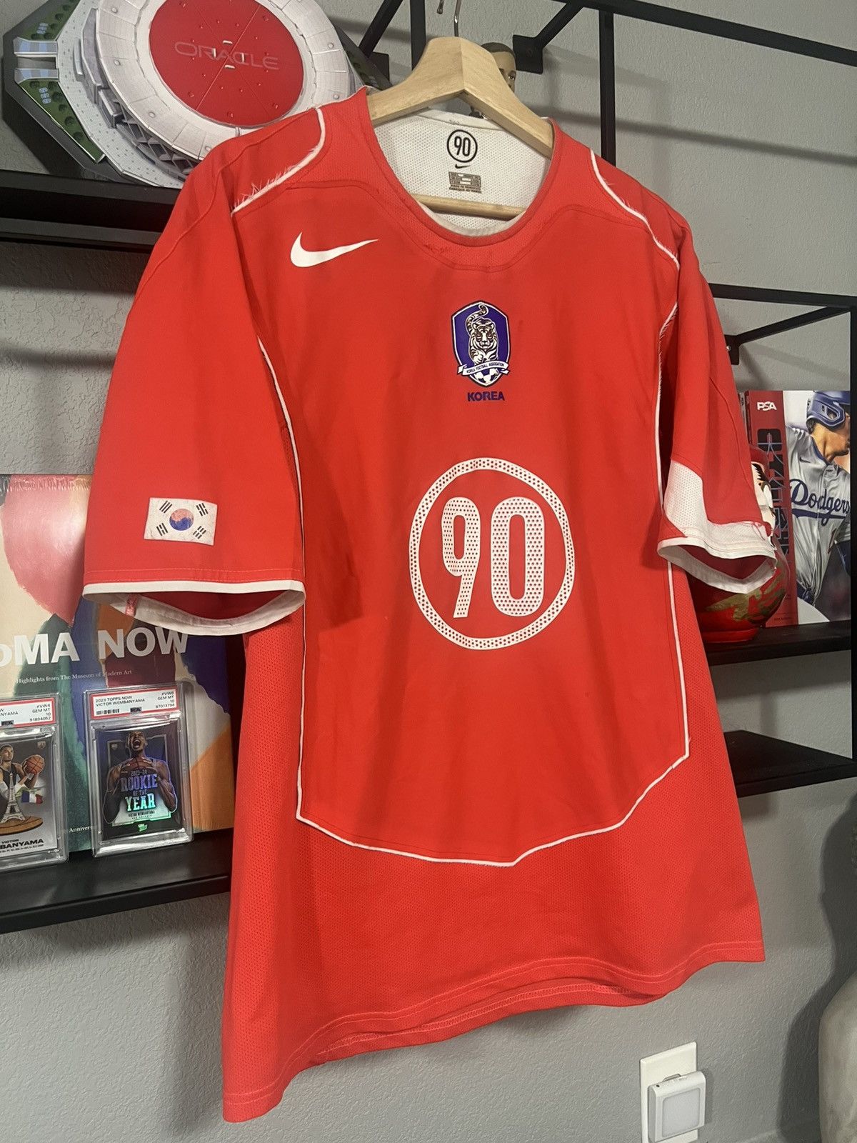 Nike 2004 South Korea National Team Home Kit Jersey Size US L / EU 52-54 / 3 - 3 Thumbnail