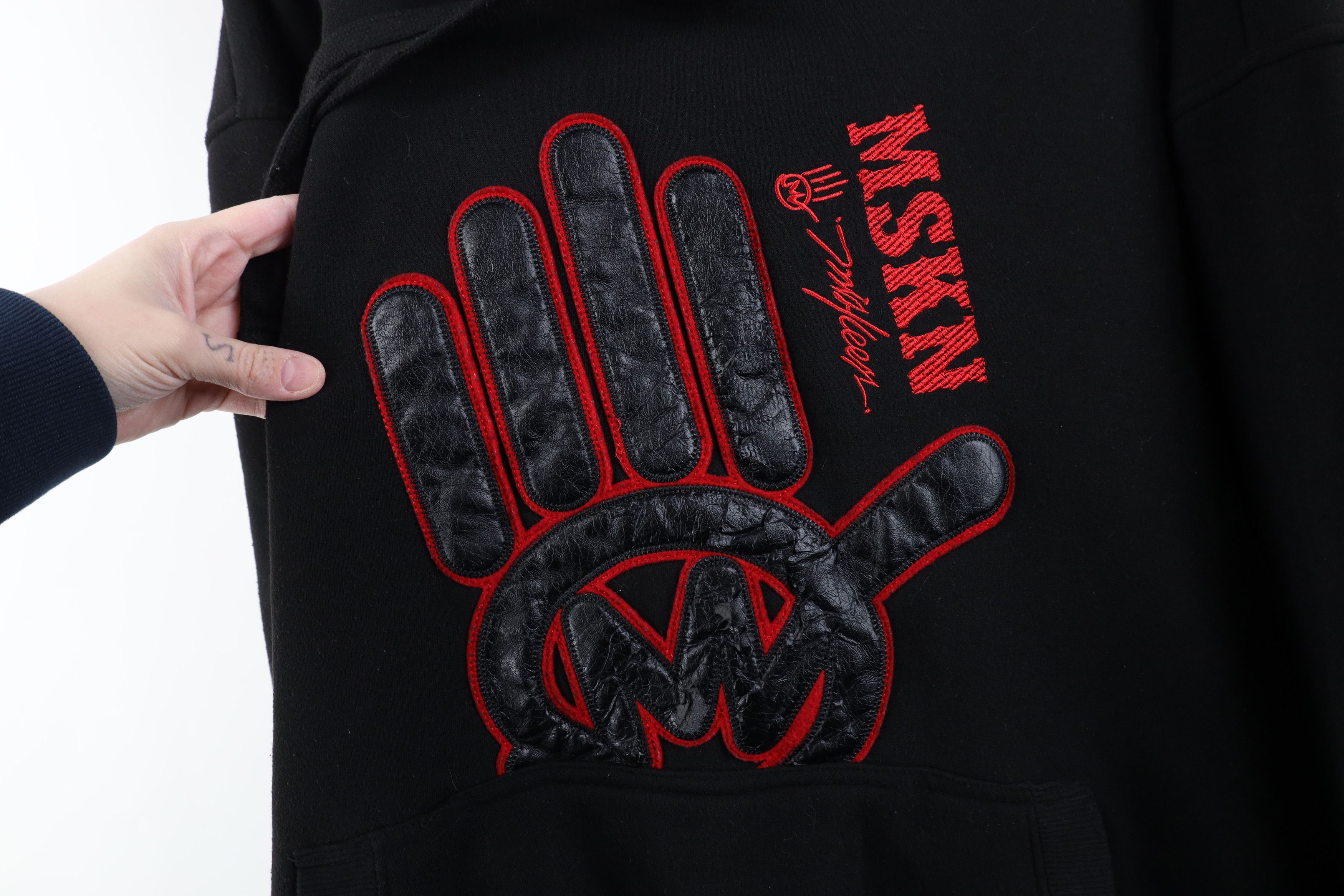 Vintage Vintage 90s Y2K Miskeen Originals Hoodie Sweatshirt Black Size US XXL / EU 58 / 5 - 4 Thumbnail