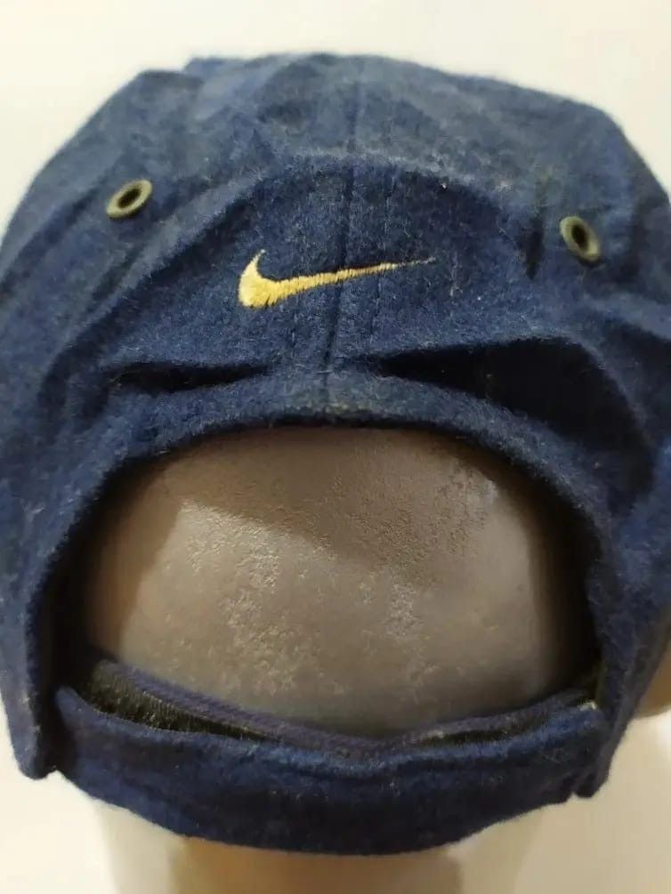 Nike × Vintage Vintage NIKE Embroidery big Logo Wool & Leather hats Size ONE SIZE - 7 Thumbnail