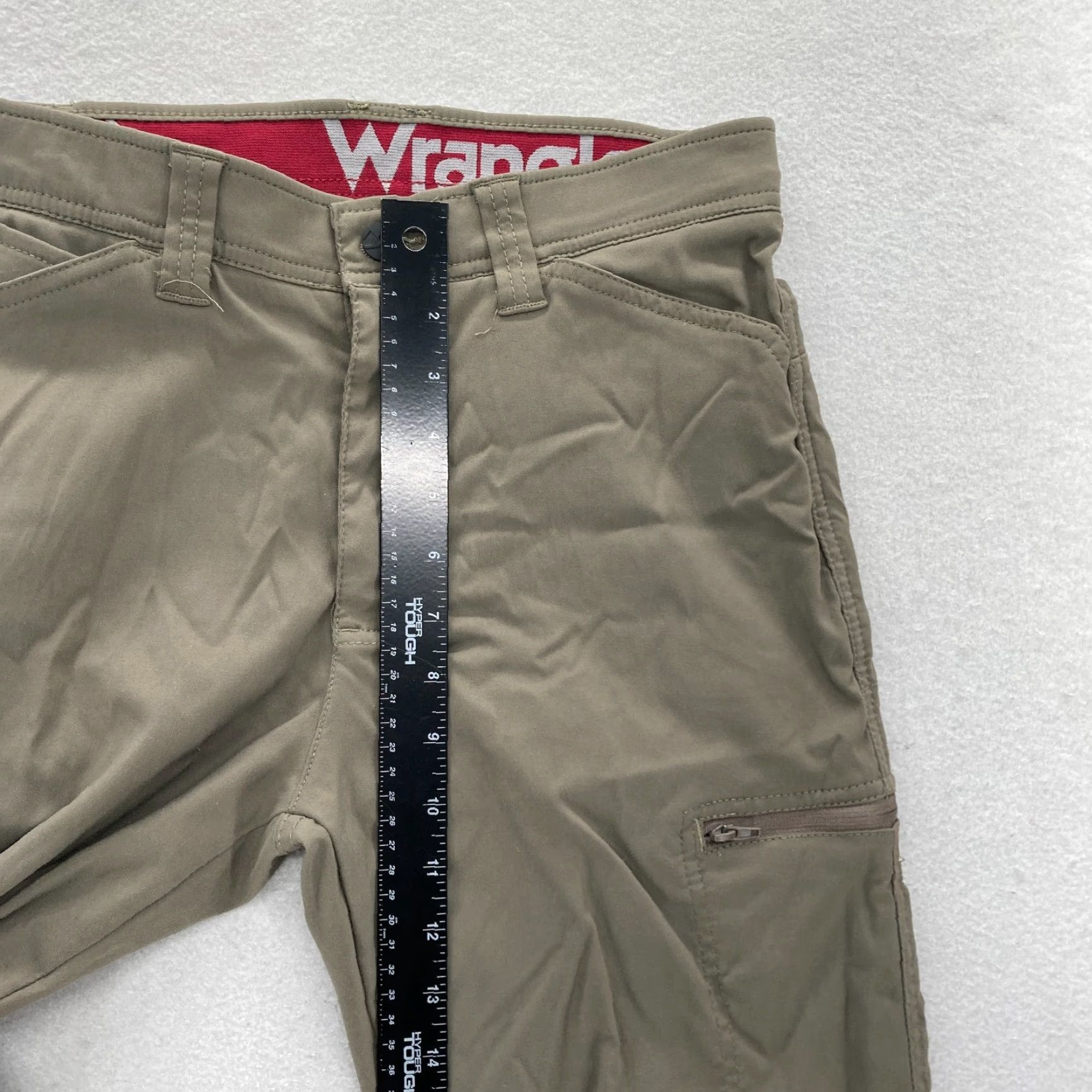 Wrangler Wrangler Outdoor Series Hiking Pants Mens 29x30 Brown Stretch Nylon Cargo Travel Size US 29 - 7 Thumbnail