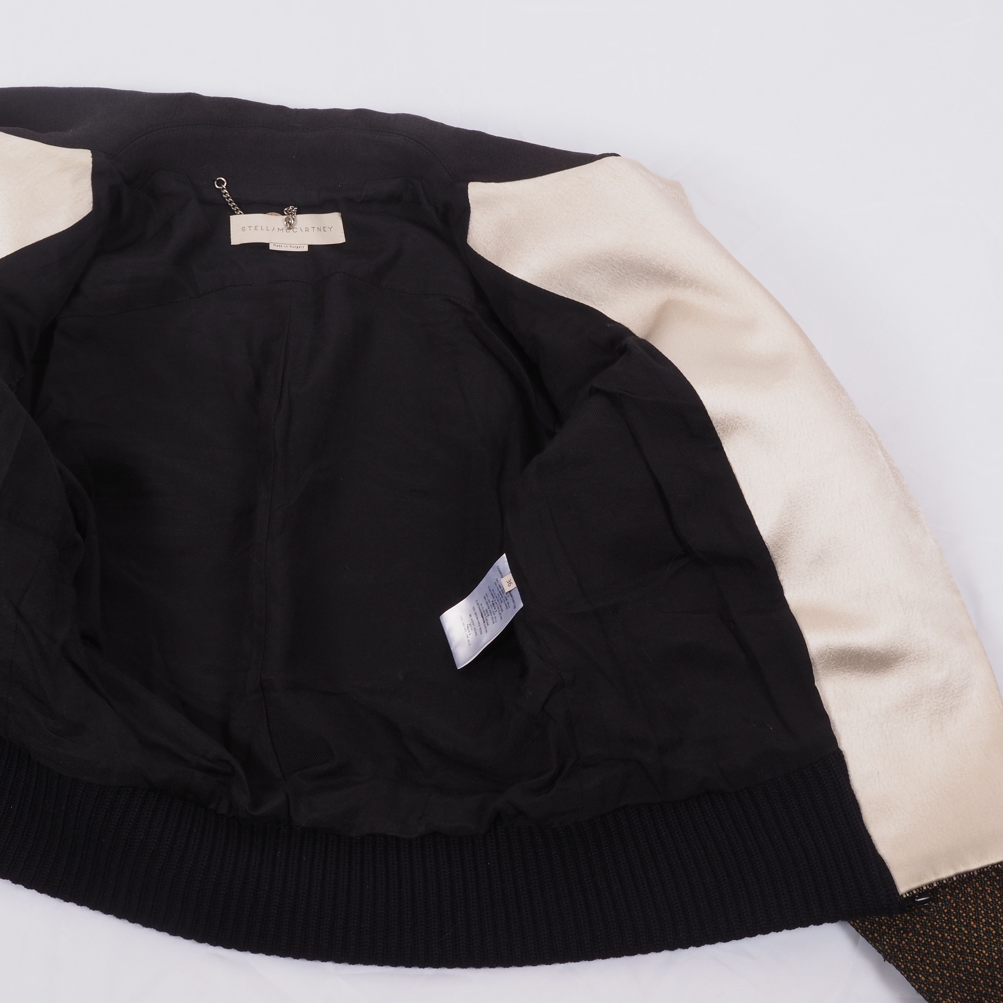 Stella McCartney Stella McCartney Wool Tweed Cropped Jacket Size XS / US 0-2 / IT 36-38 - 7 Thumbnail