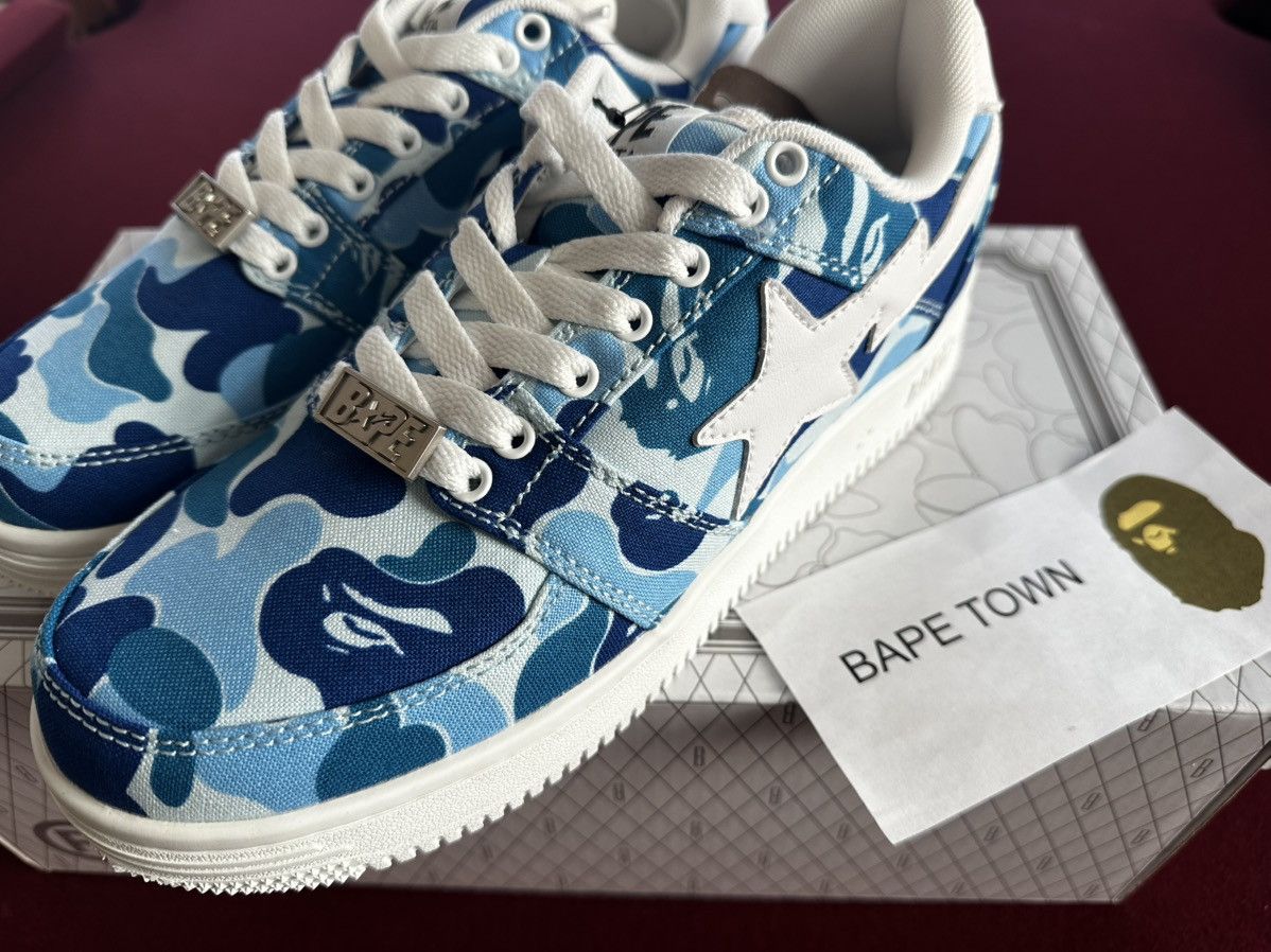 Bape ABC CAMO BAPE STA LOW (BLUE) Size US 8 / EU 41 - 2 Thumbnail