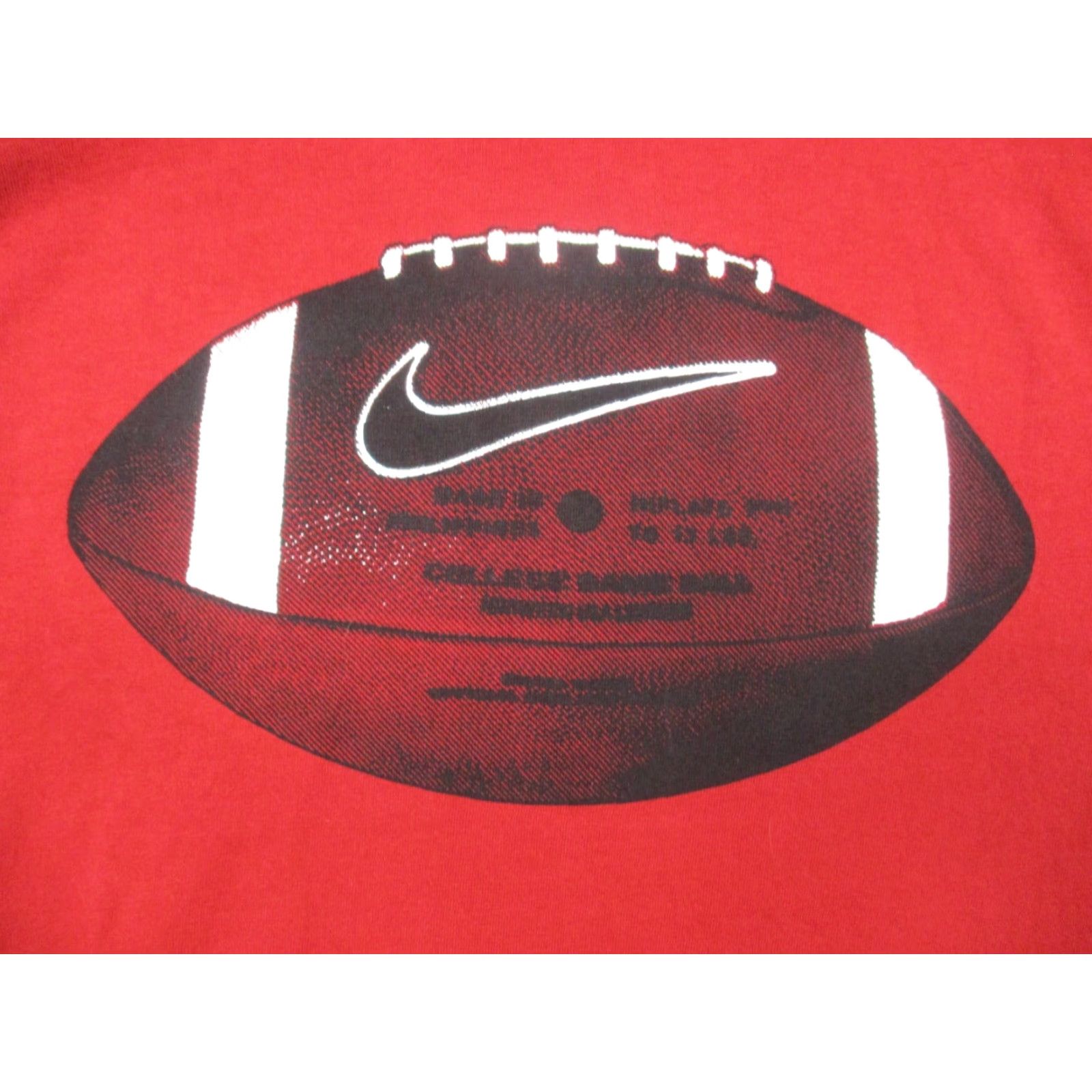 Nike Nike Shirt Mens Large Graphic Football Red Loose Fit Authentic Size US L / EU 52-54 / 3 - 2 Thumbnail