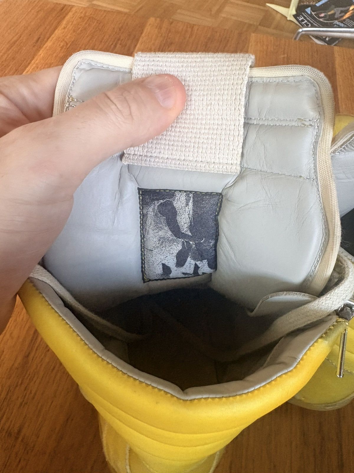 Rick Owens Rick Owens Geobaskets - Yellow Size US 11 / EU 44 - 9 Thumbnail