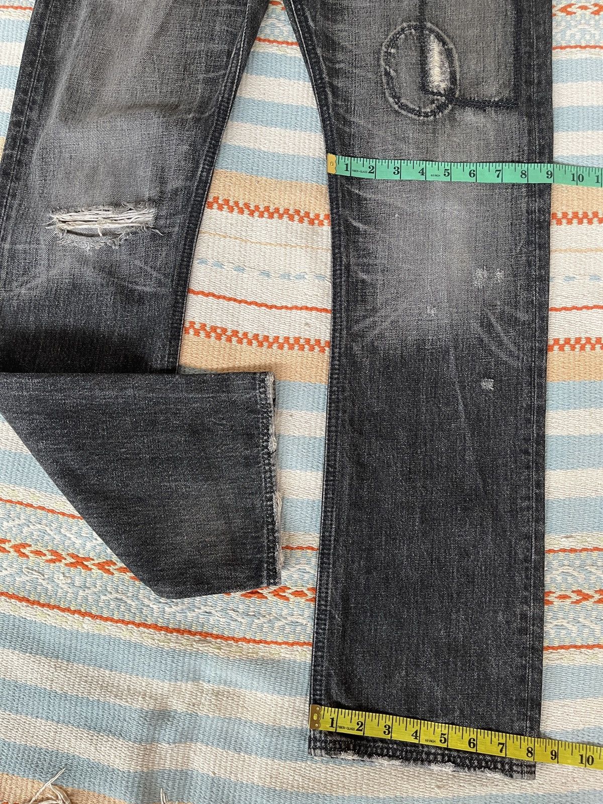 Cout de la Liberte Vintage🔥LIBERTO🔥Distressed Patchwork Denim Size US 36 / EU 52 - 7 Thumbnail