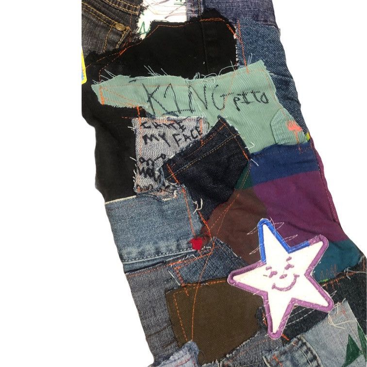 Asspizza Ass Pizza Patchwork Jeans Size US 30 / EU 46 - 16 Thumbnail