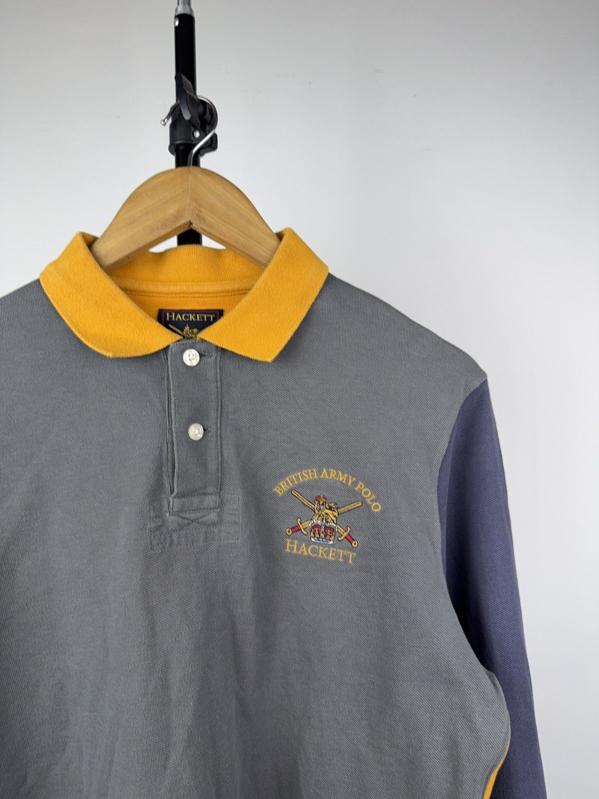 Hackett Vintage 00s Hackett #1 Y2K British Army Polos long sleeve Size US M / EU 48-50 / 2 - 3 Thumbnail