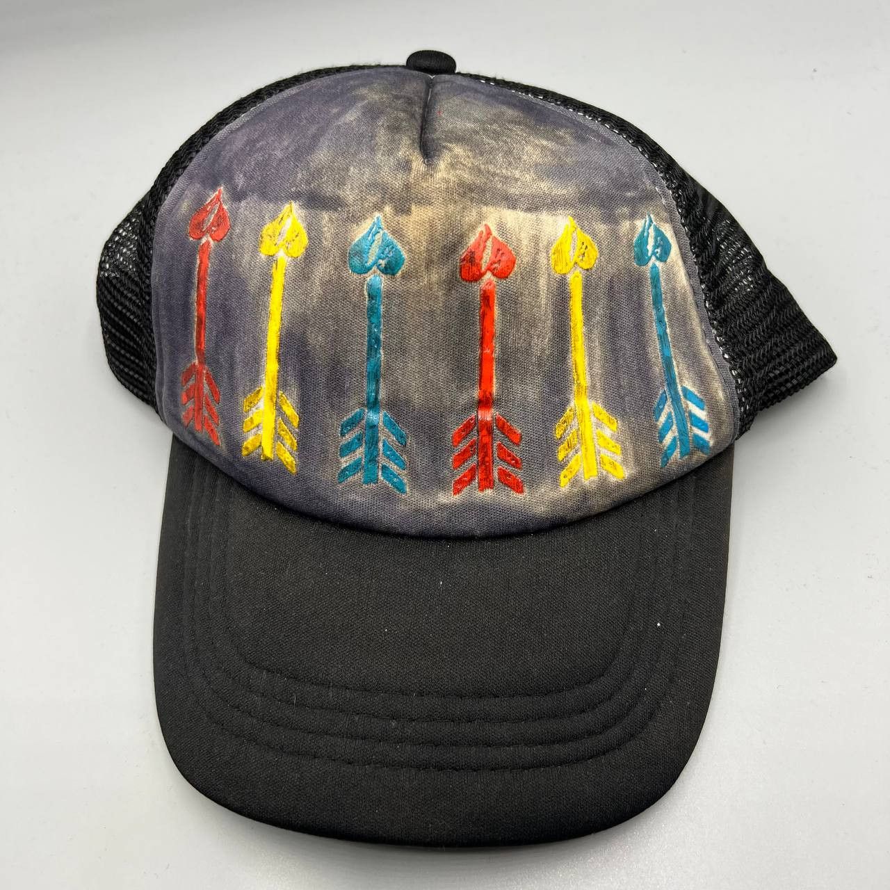 Other Indians Tribe Arrow Trucker Hat Men Black Snap Back Cap Size ONE SIZE - 1 Thumbnail