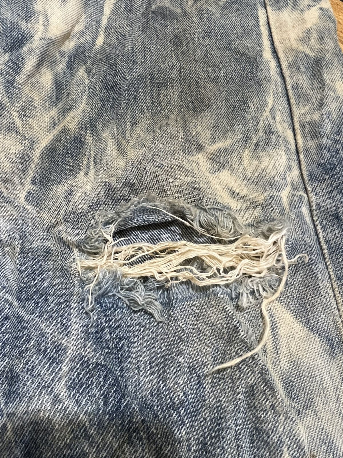 Levi's Vintage Clothing Vintage Levis 70s 80s bleach wash Stamp button 6 Size US 30 / EU 46 - 8 Thumbnail