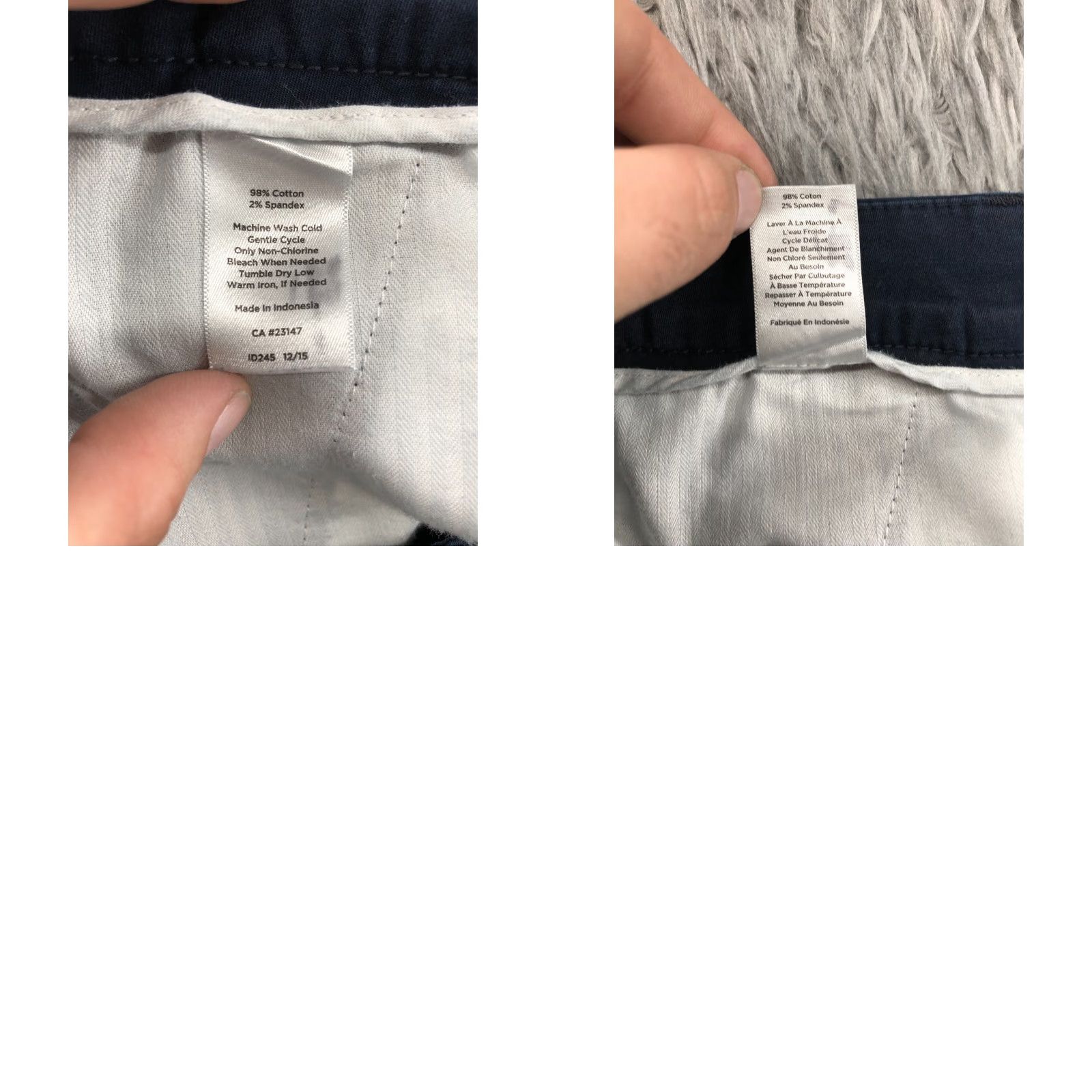 Talbots Talbots The Perfect Skimmer Pants Size 12 Womens Dark Wash Blue Flat Front Pockets Stretch Regular Color Blue Chino Classic Womens Size 34" / US 12 / IT 48 - 9 Thumbnail