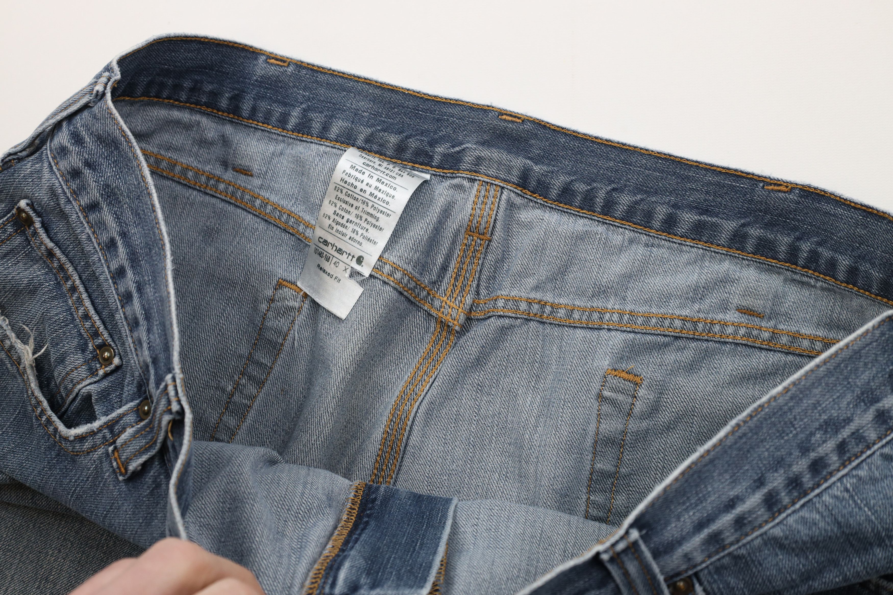 Carhartt Vintage Y2K Carhartt Relaxed Fit Wide Leg Denim Jeans Blue Size US 40 / EU 56 - 10 Thumbnail