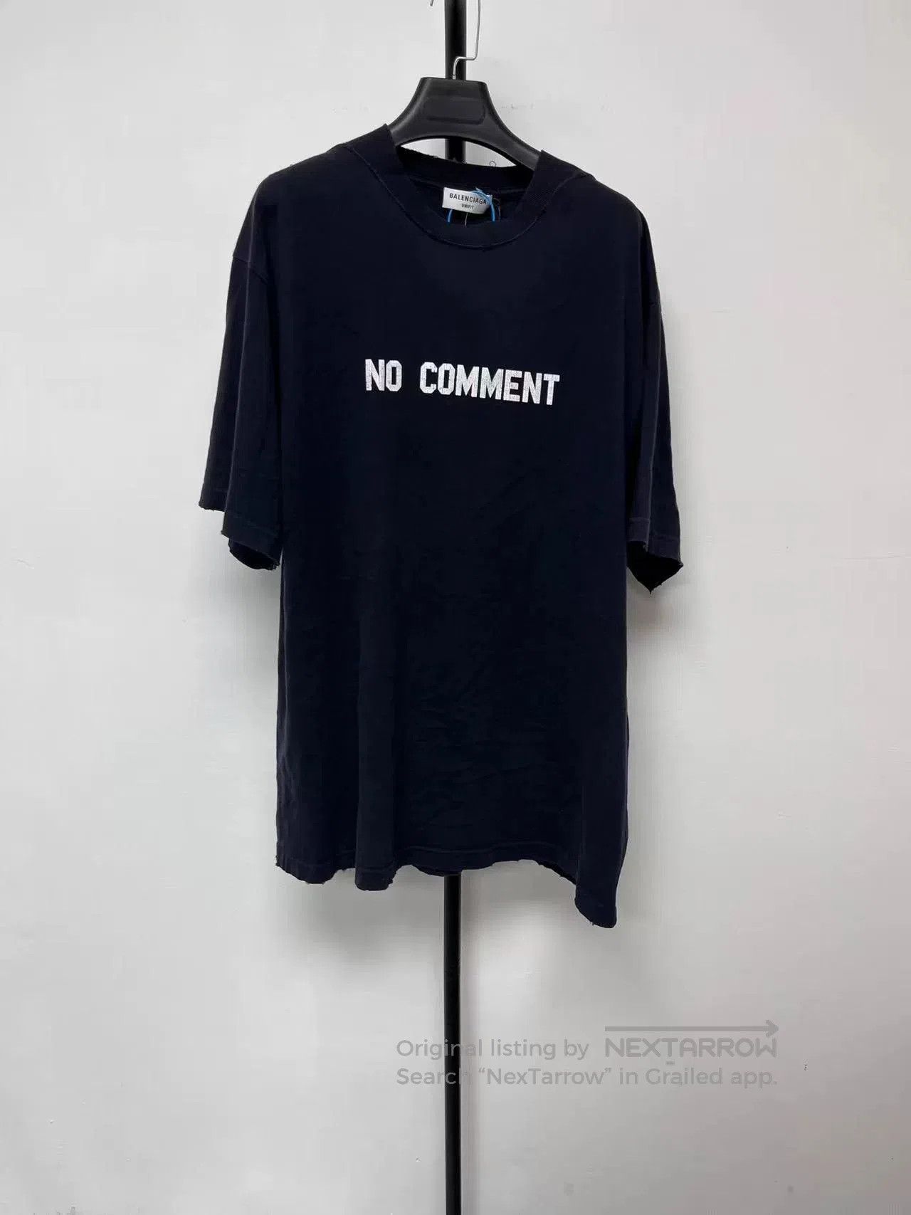 Balenciaga balenciaga no comment graphic t. Size US XXS / EU 40 - 1 Thumbnail